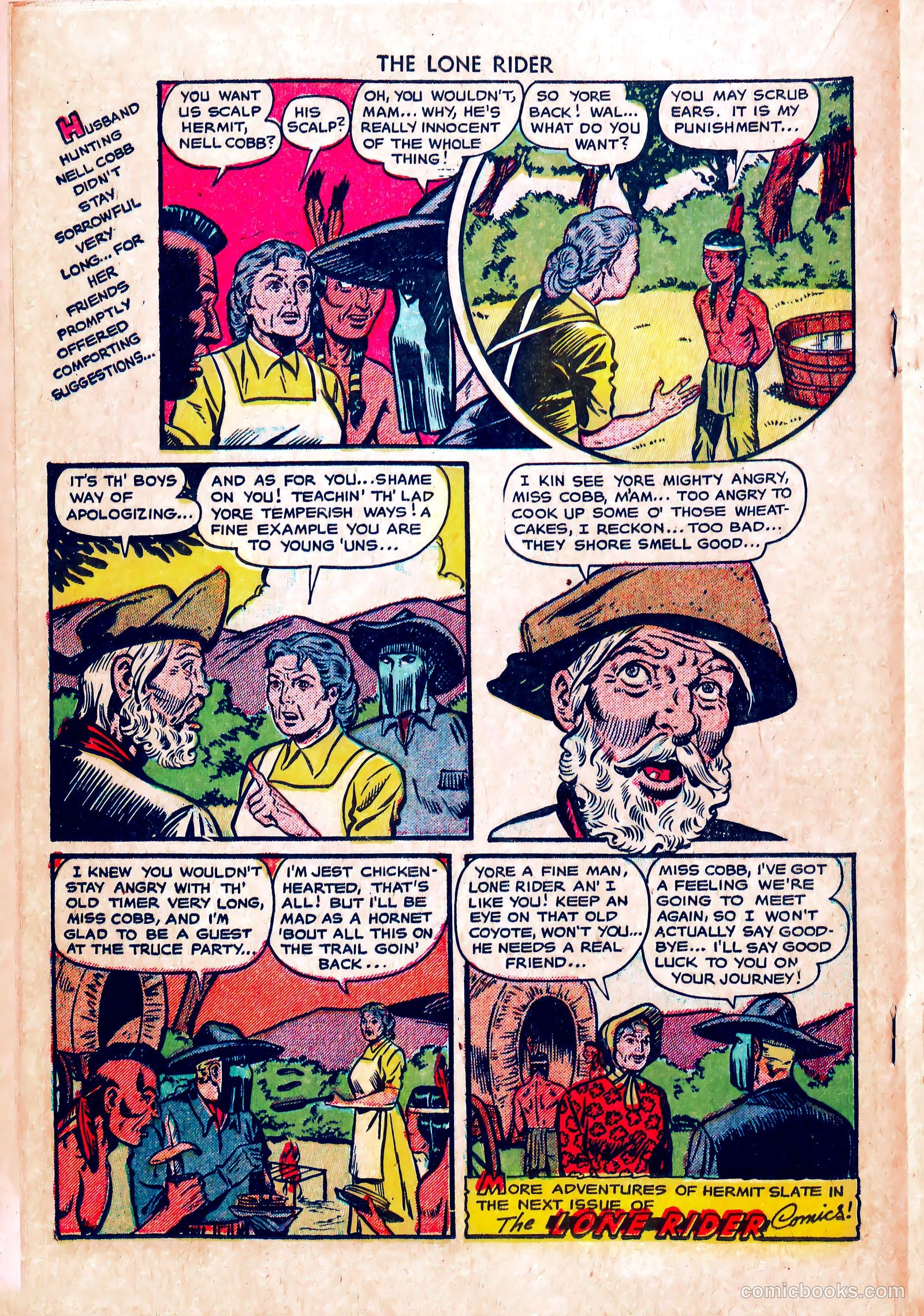 The Lone Rider #5 (1951) — page 18 of 36
