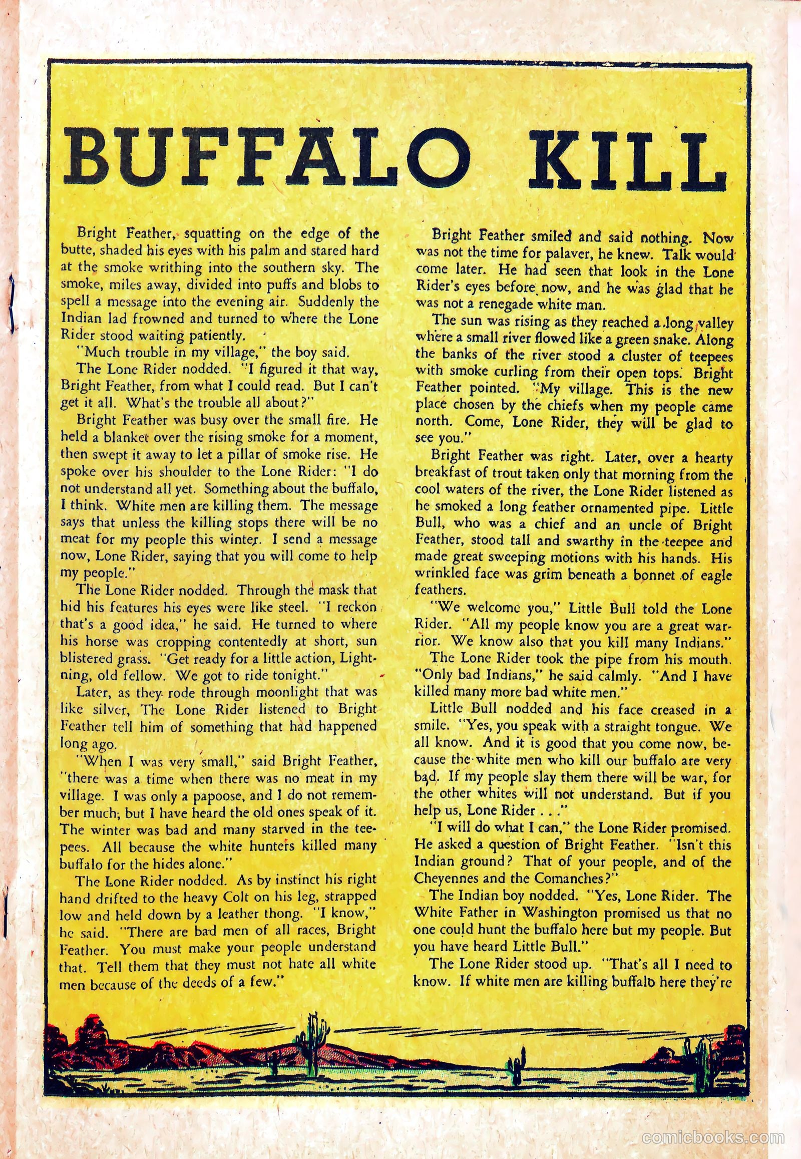 The Lone Rider #5 (1951) — page 19 of 36
