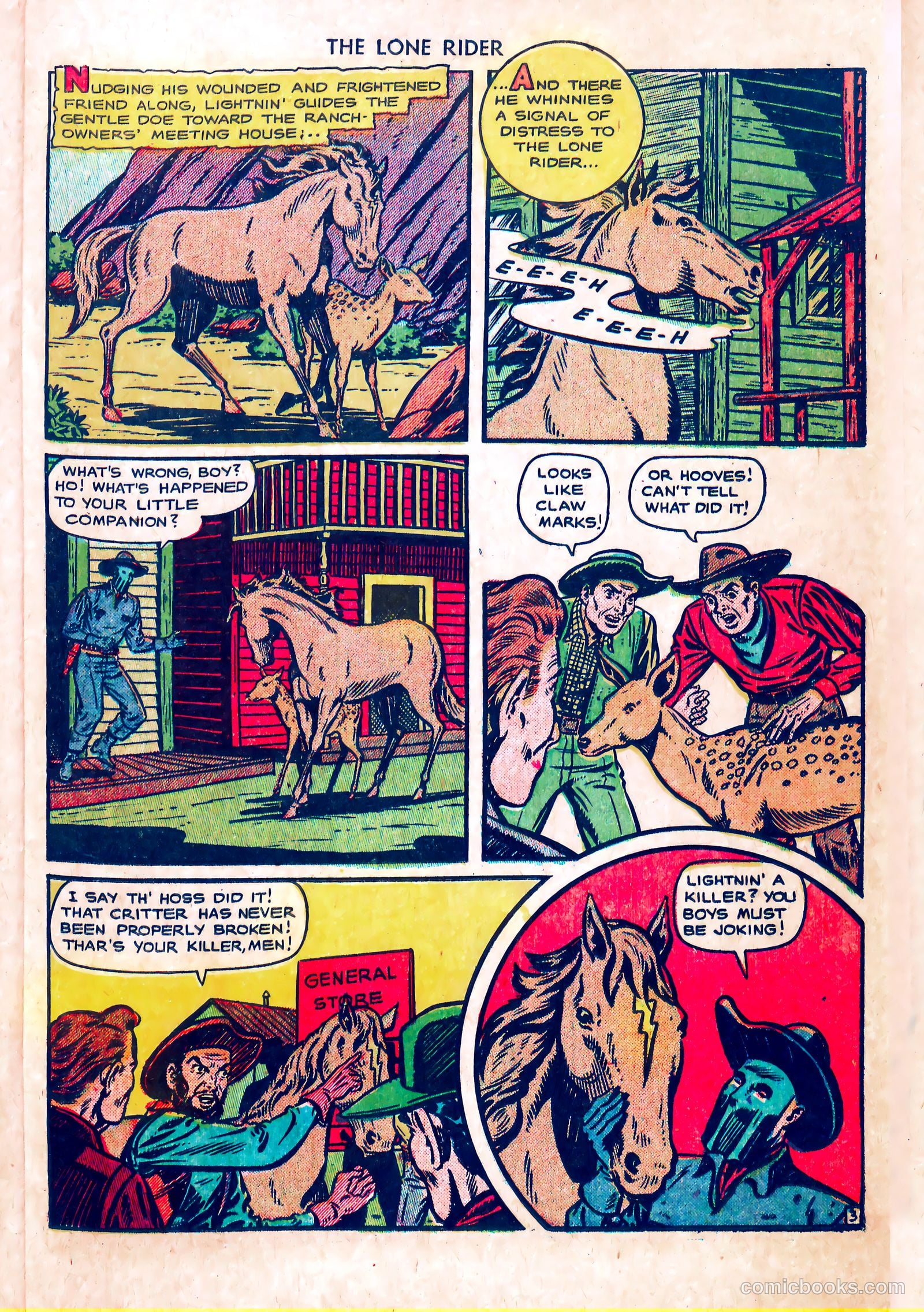 The Lone Rider #5 (1951) — page 23 of 36