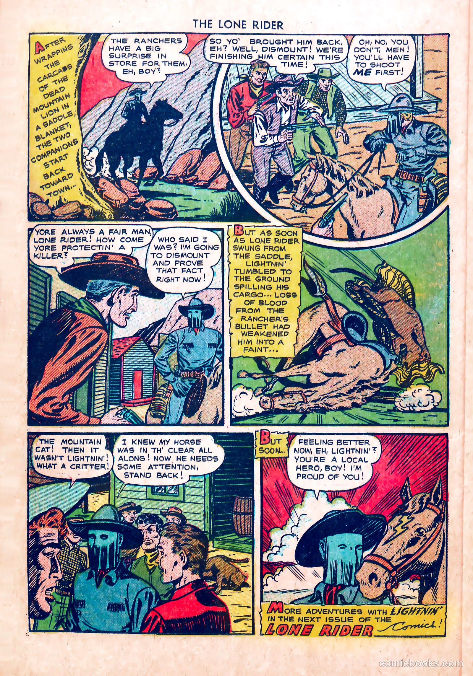 The Lone Rider #5 (1951) — page 26 of 36