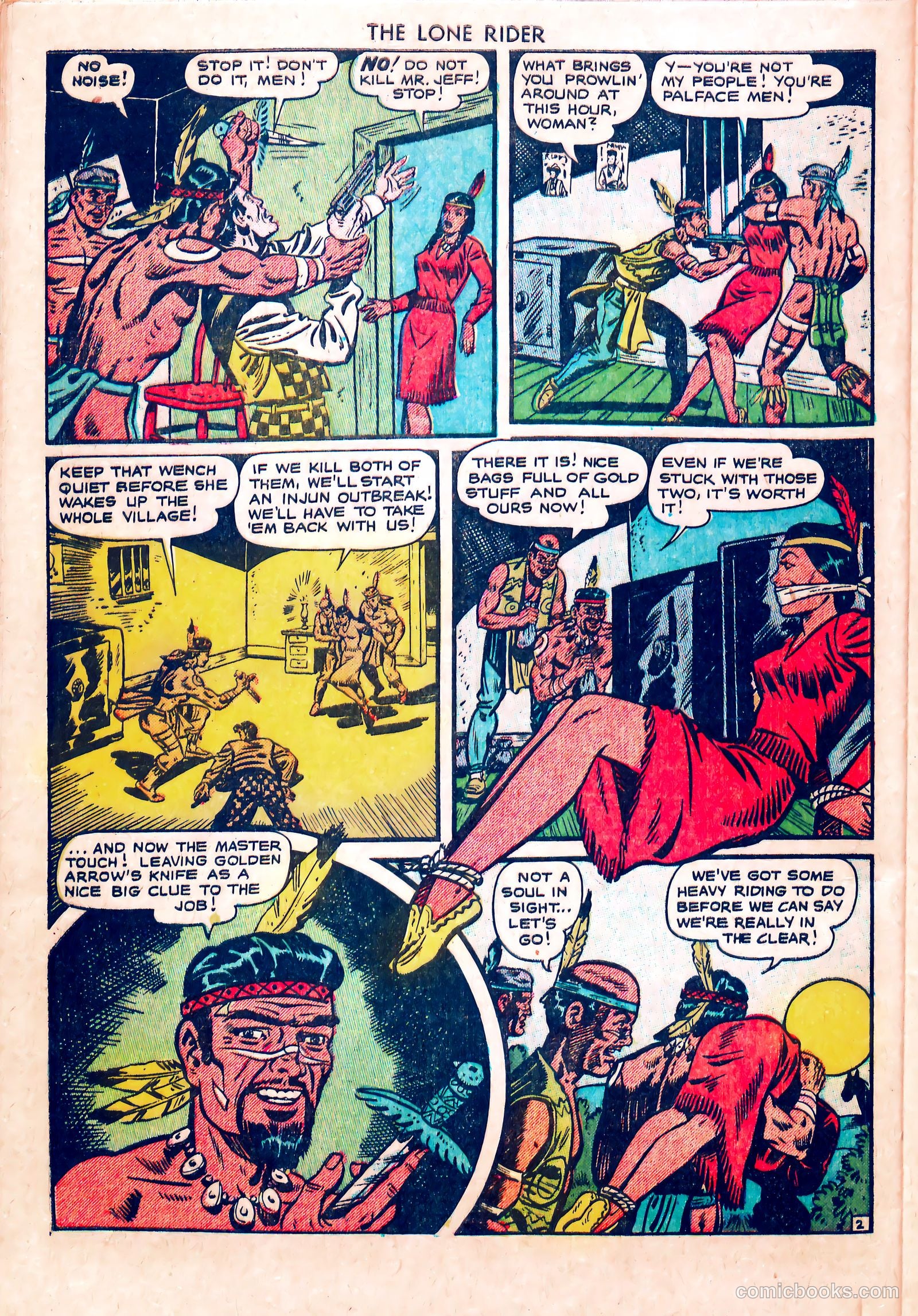 The Lone Rider #5 (1951) — page 28 of 36