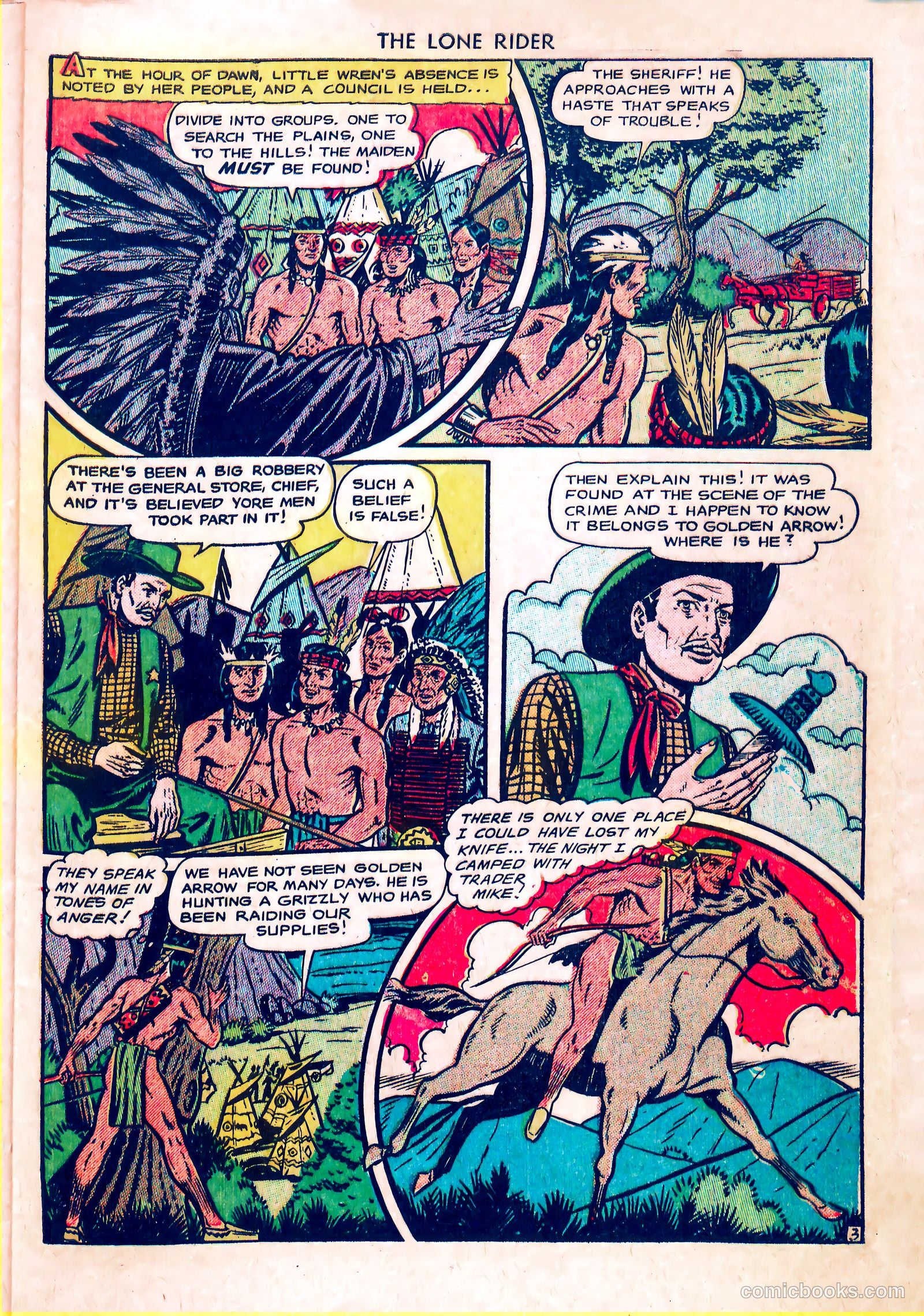 The Lone Rider #5 (1951) — page 29 of 36