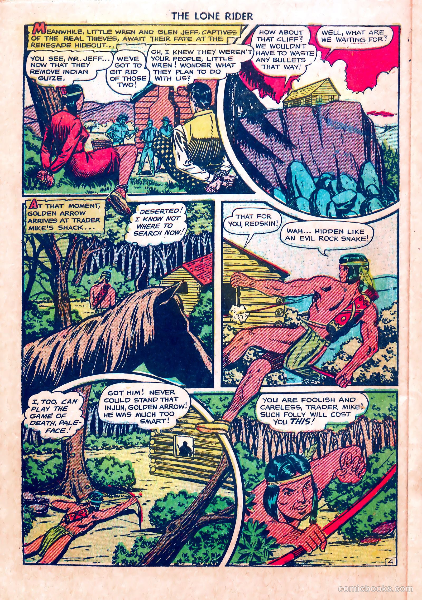 The Lone Rider #5 (1951) — page 30 of 36