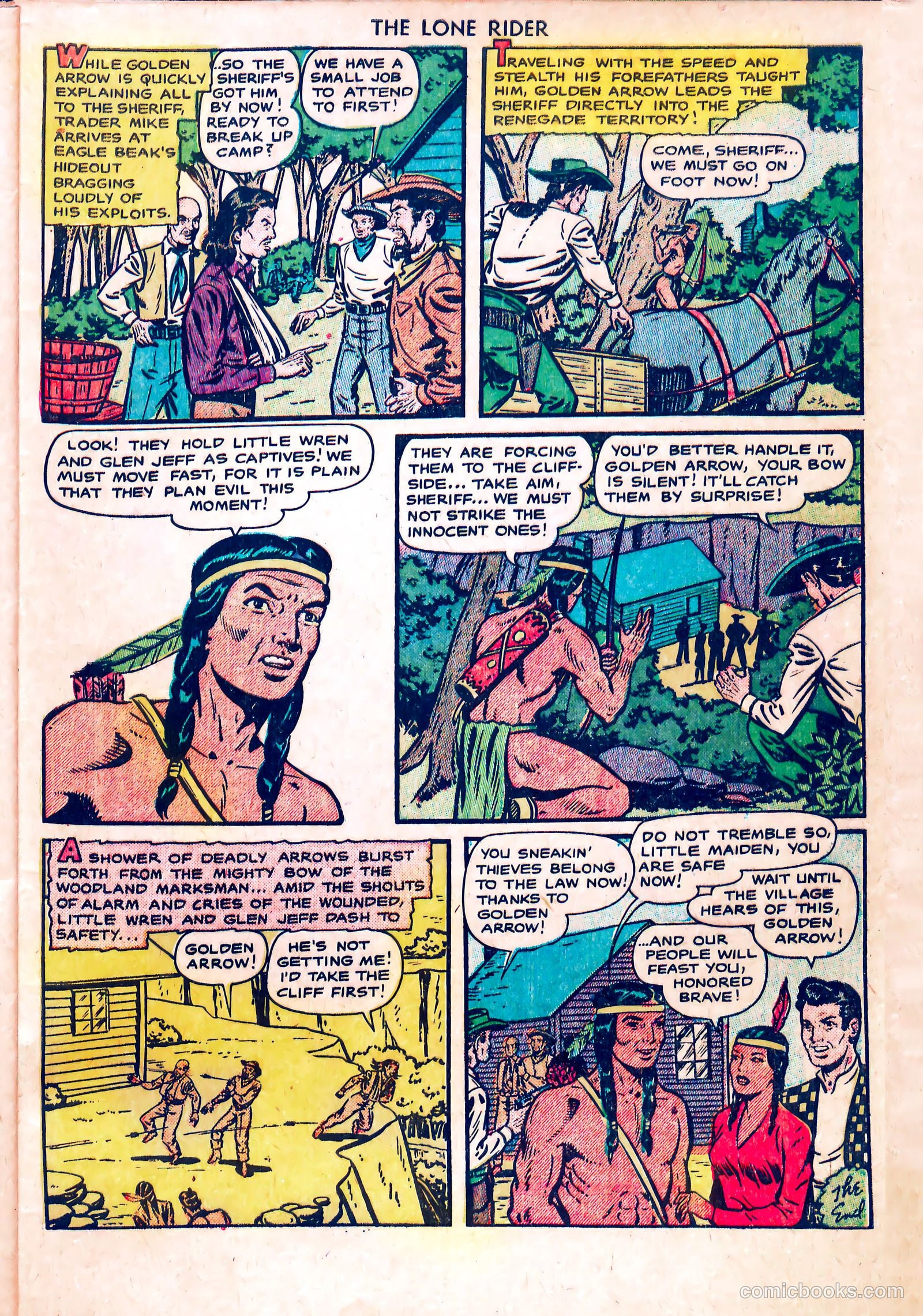 The Lone Rider #5 (1951) — page 33 of 36