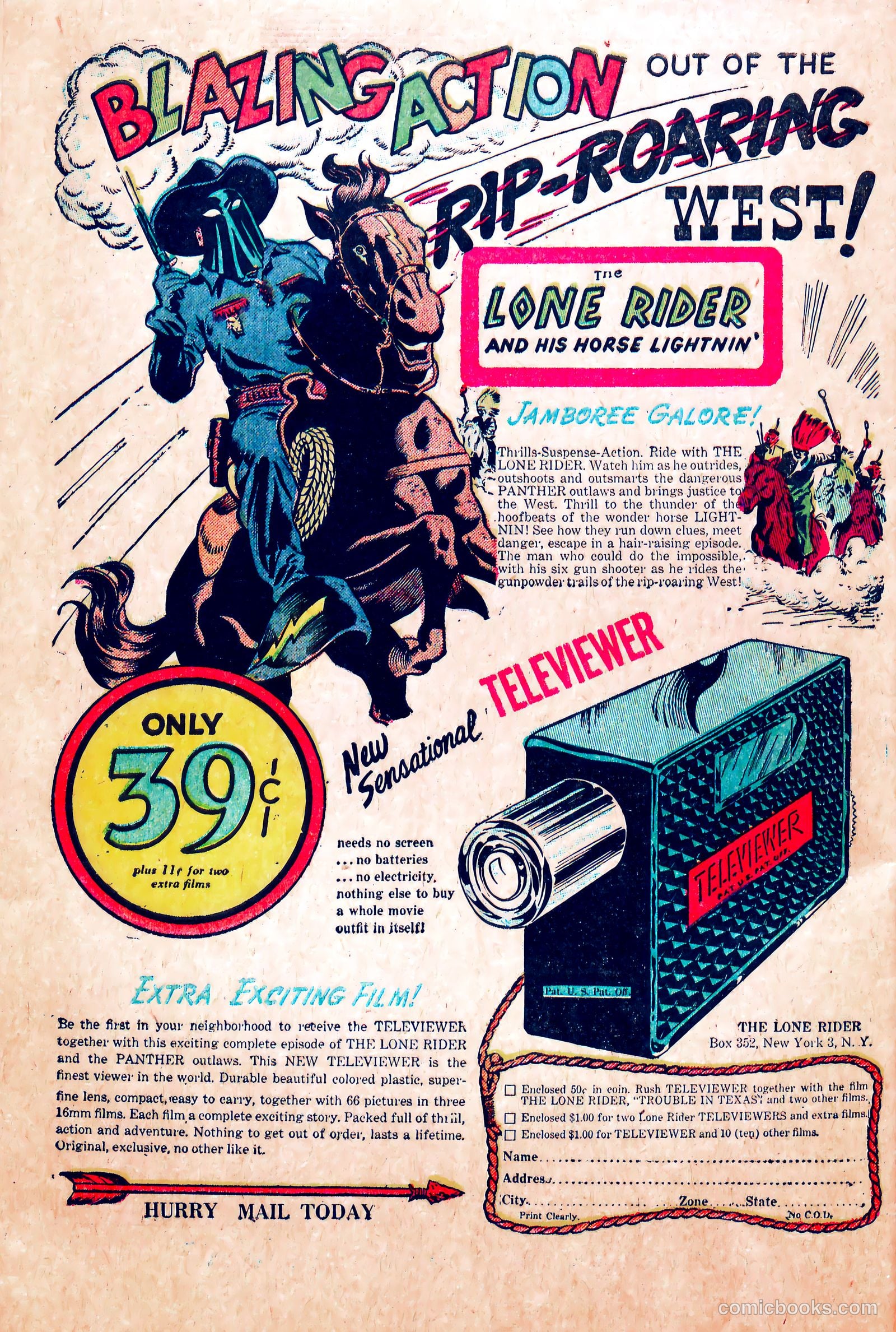 The Lone Rider #5 (1951) — page 34 of 36