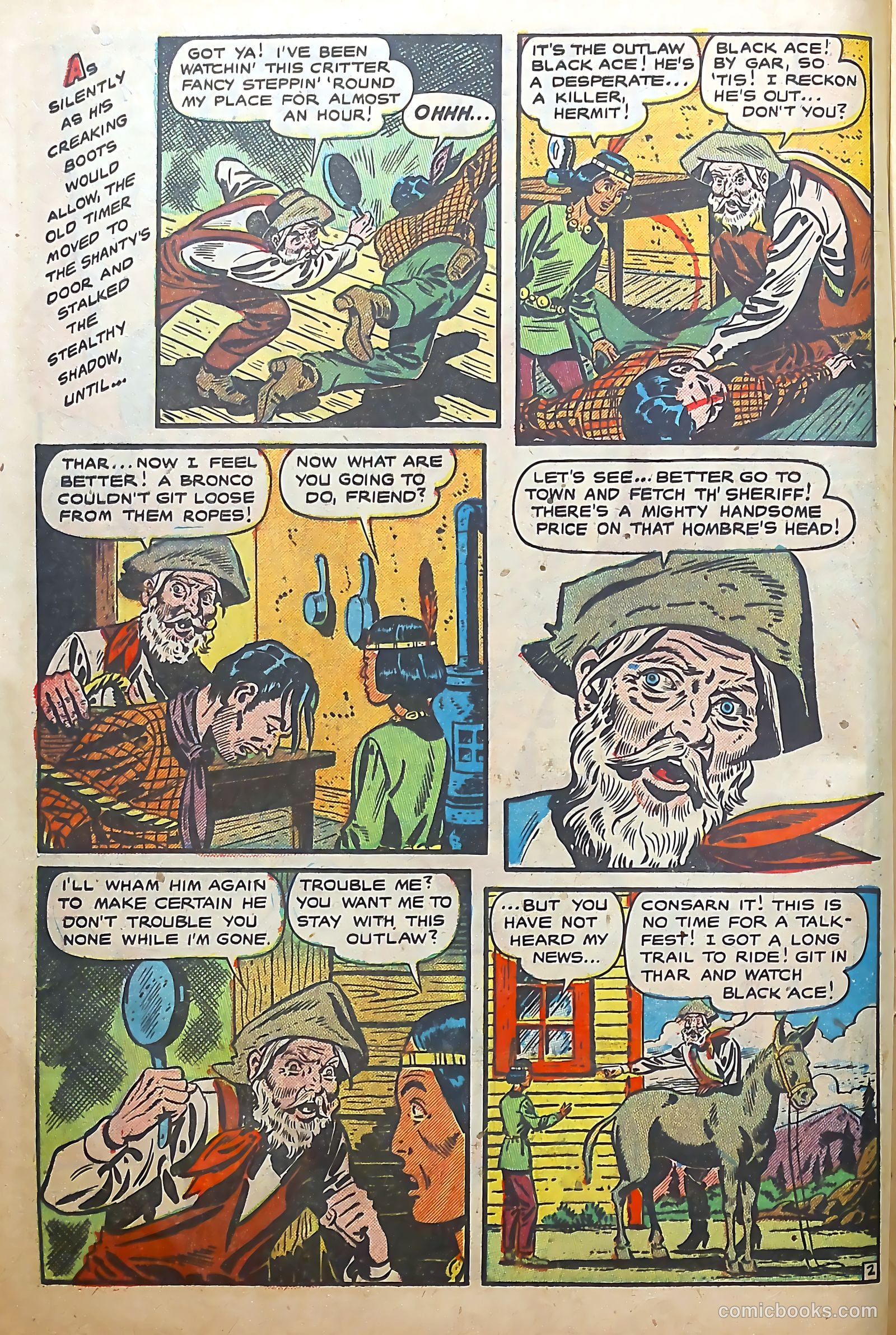 The Lone Rider #6 (1952) — page 12 of 36
