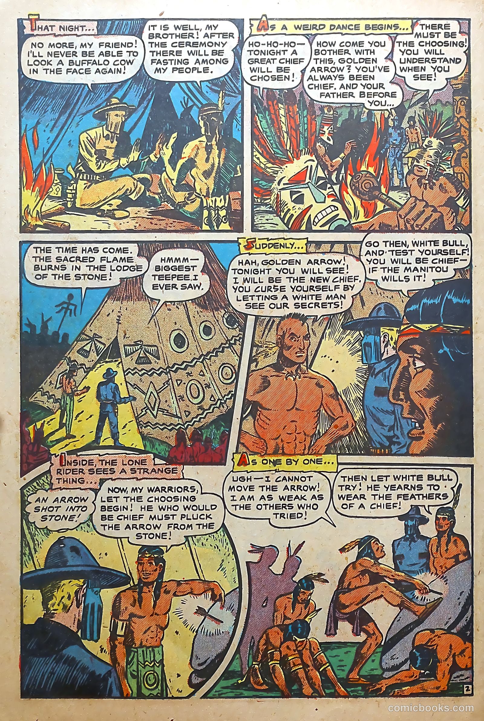 The Lone Rider #6 (1952) — page 22 of 36