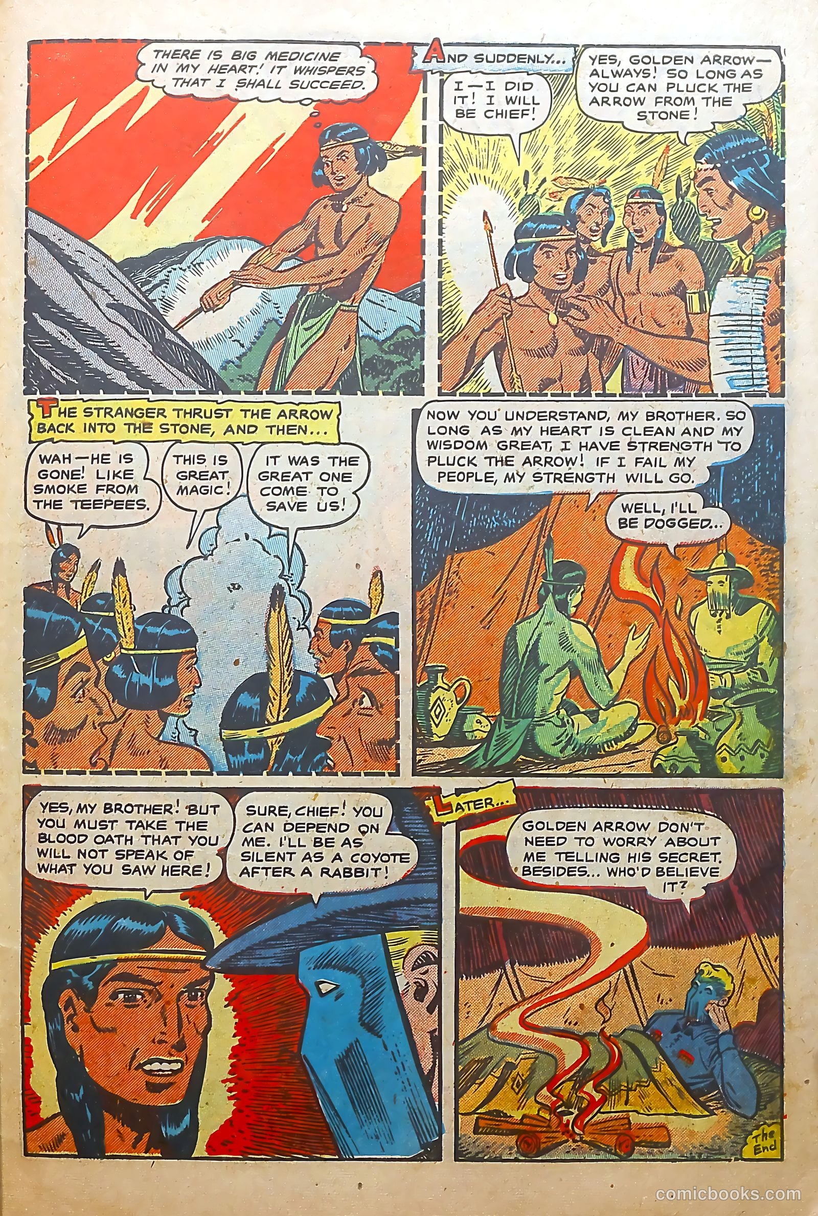 The Lone Rider #6 (1952) — page 27 of 36
