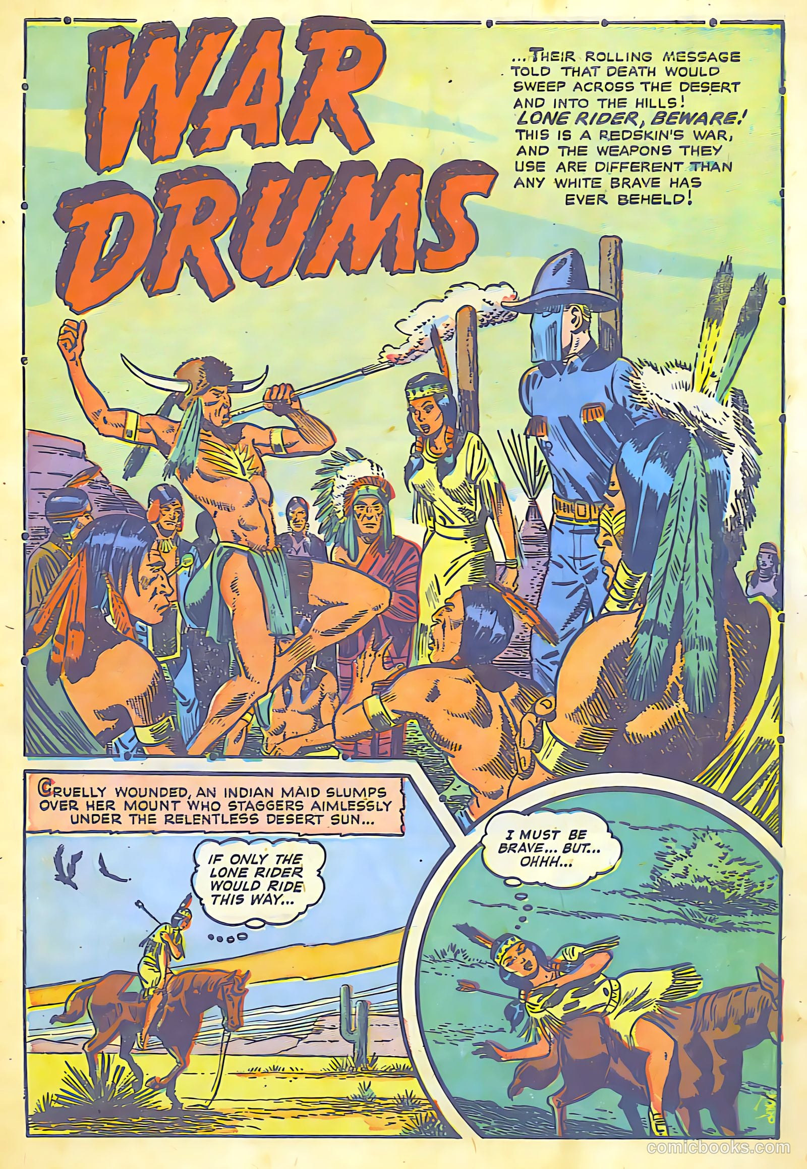 The Lone Rider #7 (1952) — page 3 of 36