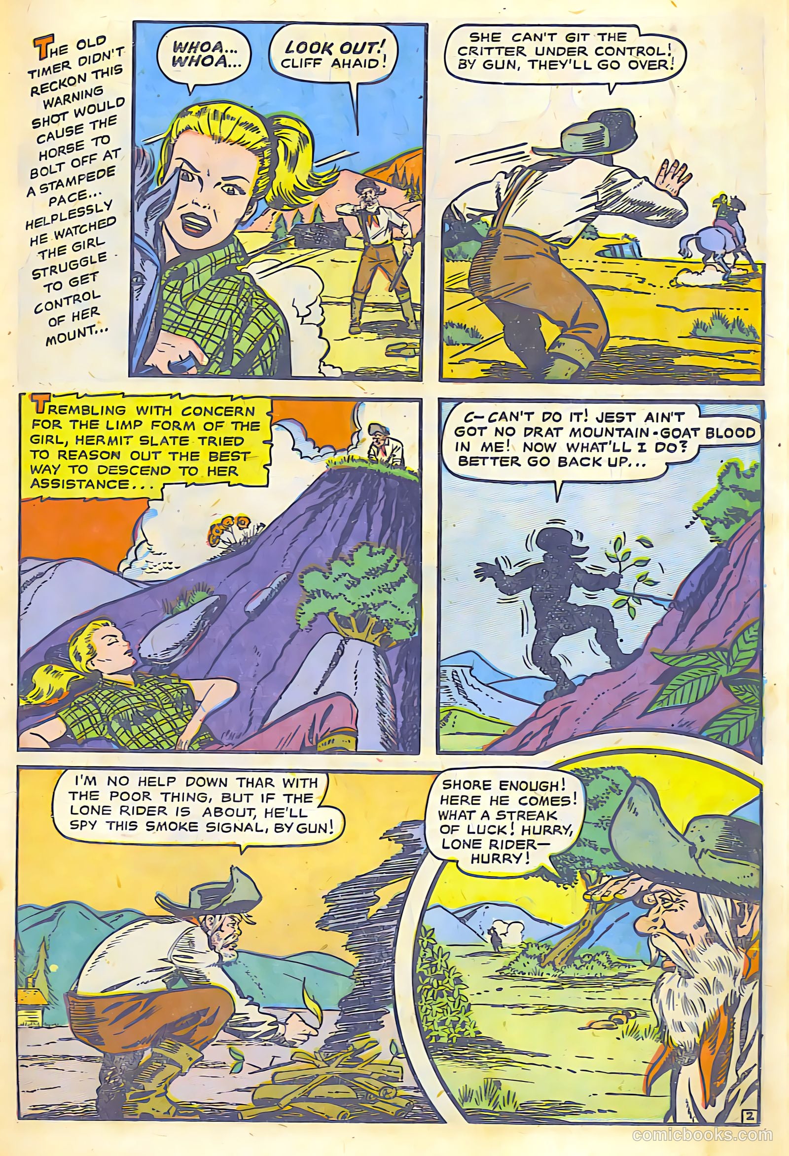The Lone Rider #7 (1952) — page 11 of 36