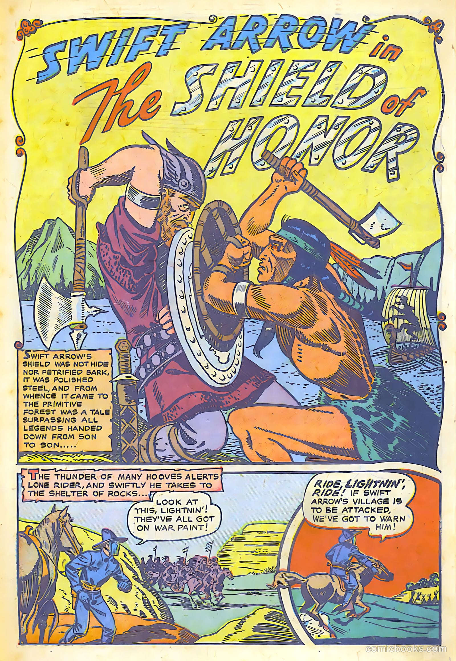The Lone Rider #7 (1952) — page 19 of 36