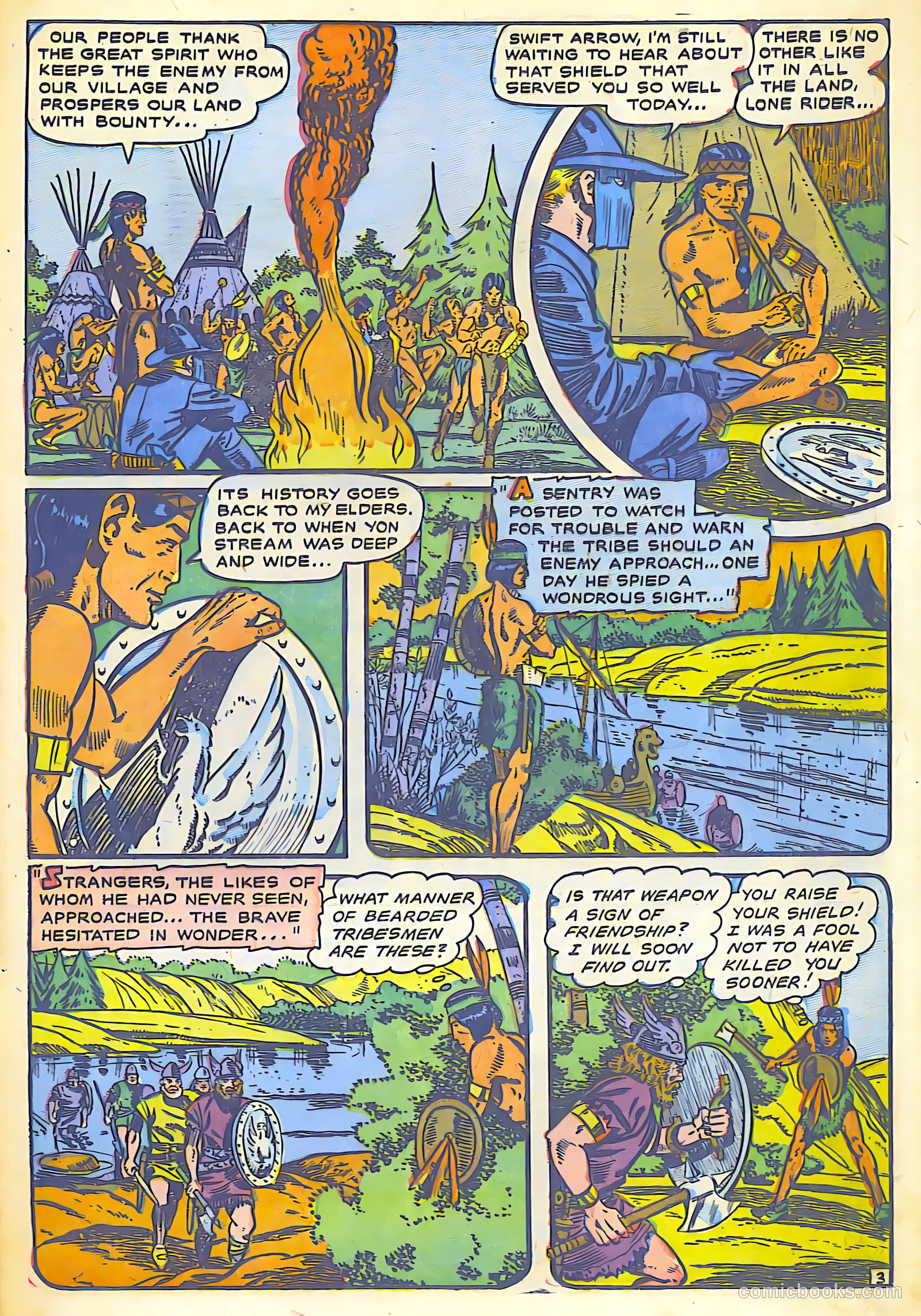 The Lone Rider #7 (1952) — page 21 of 36
