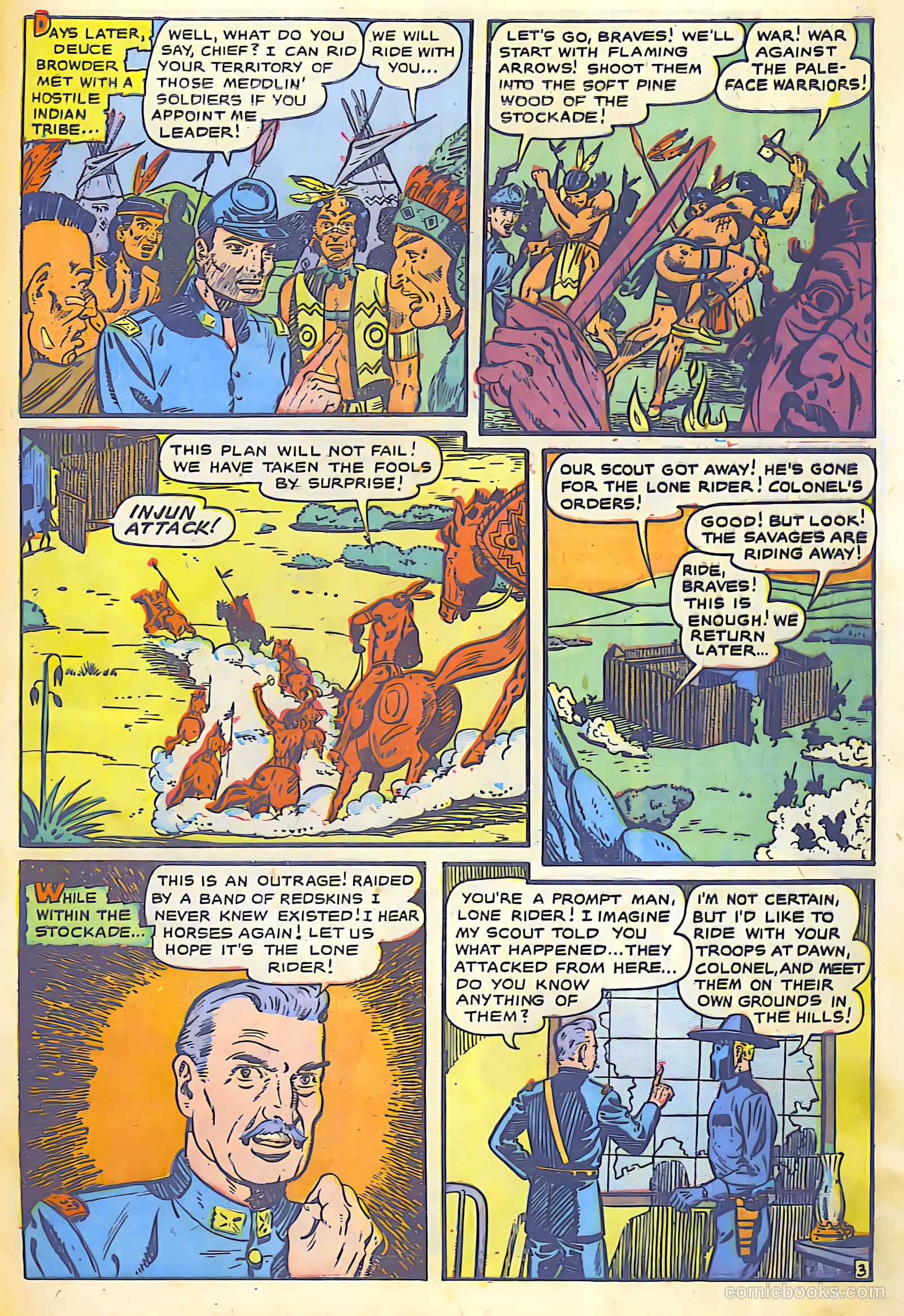 The Lone Rider #7 (1952) — page 29 of 36