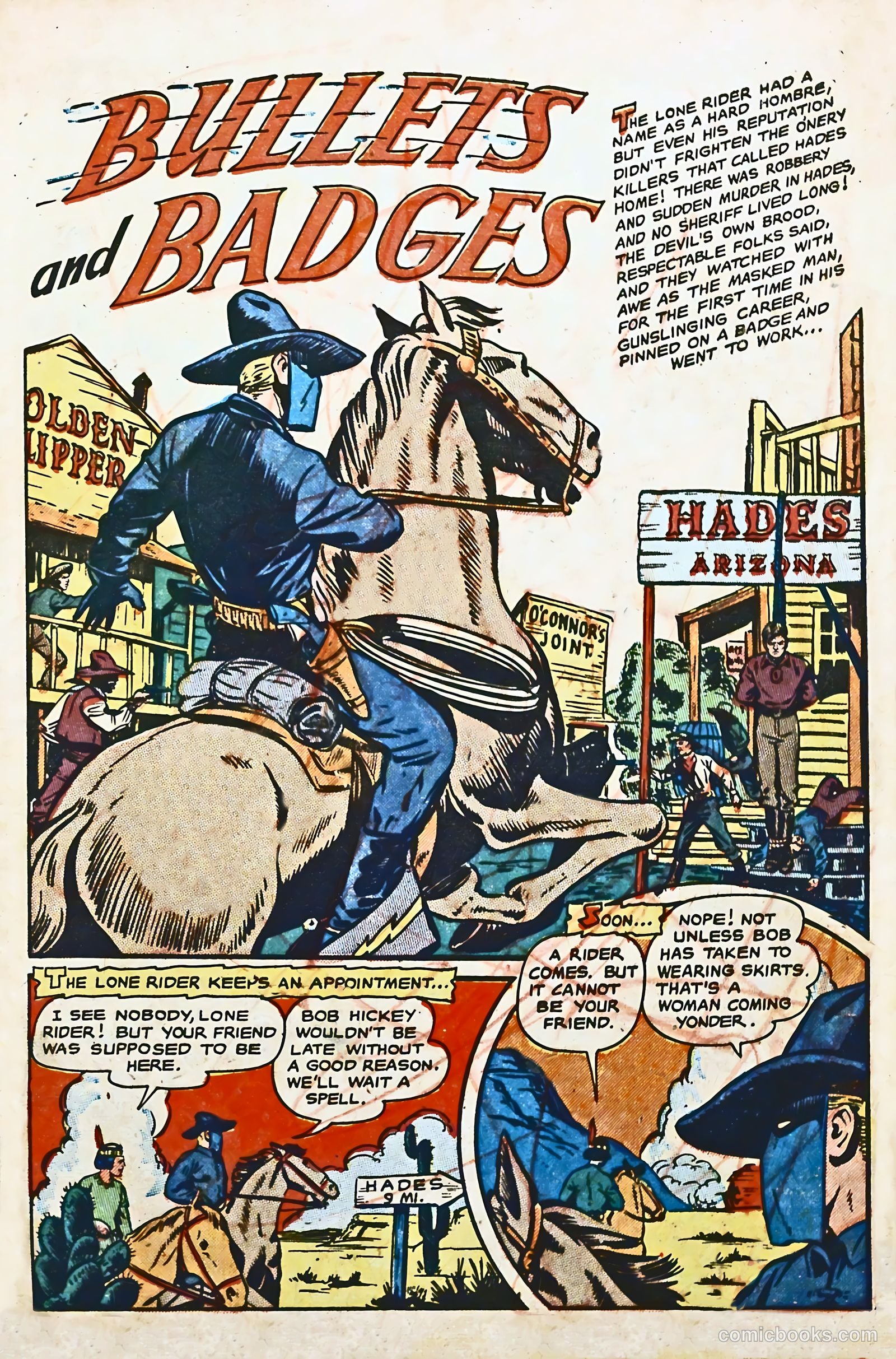 The Lone Rider #8 (1952) — page 3 of 36