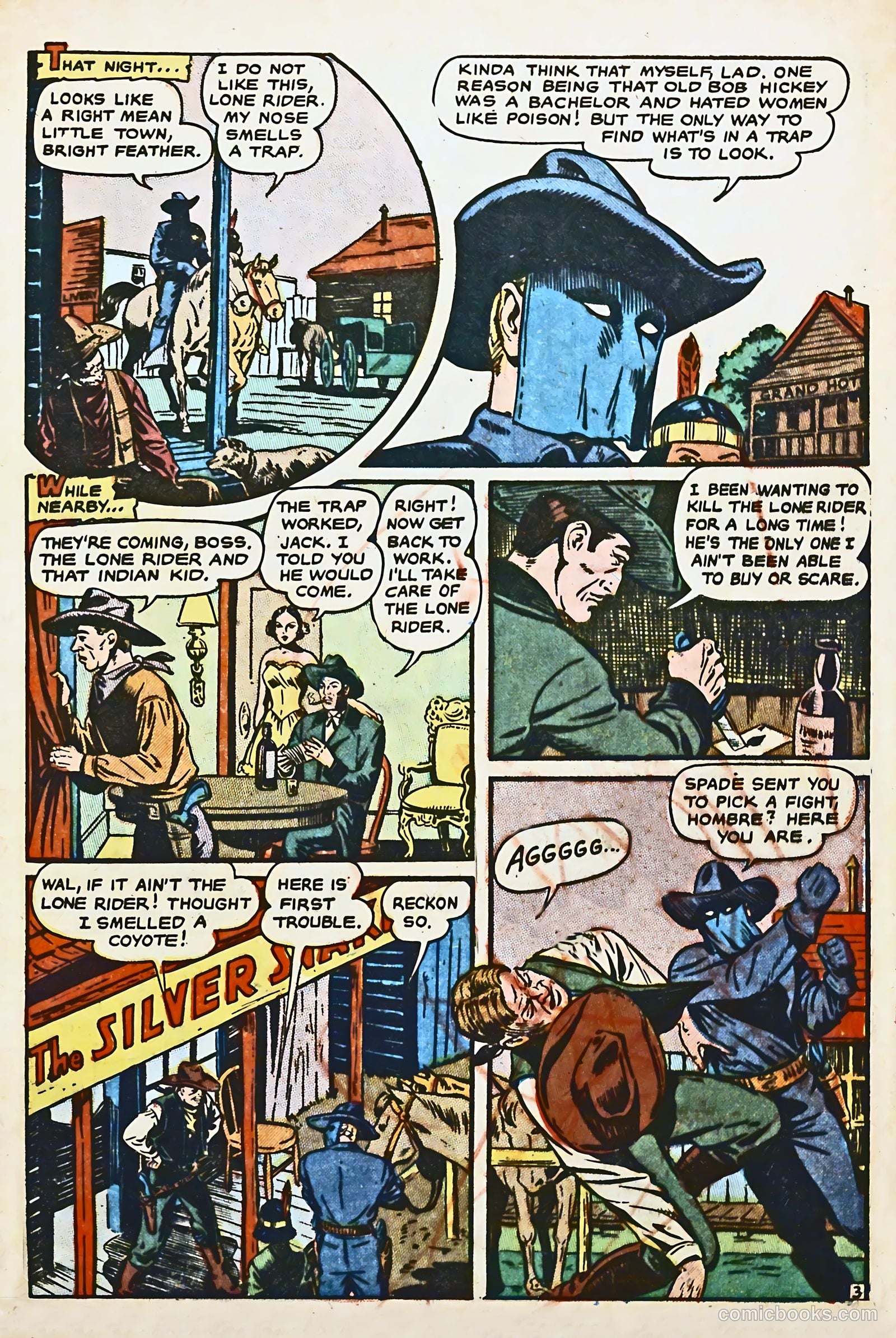 The Lone Rider #8 (1952) — page 5 of 36