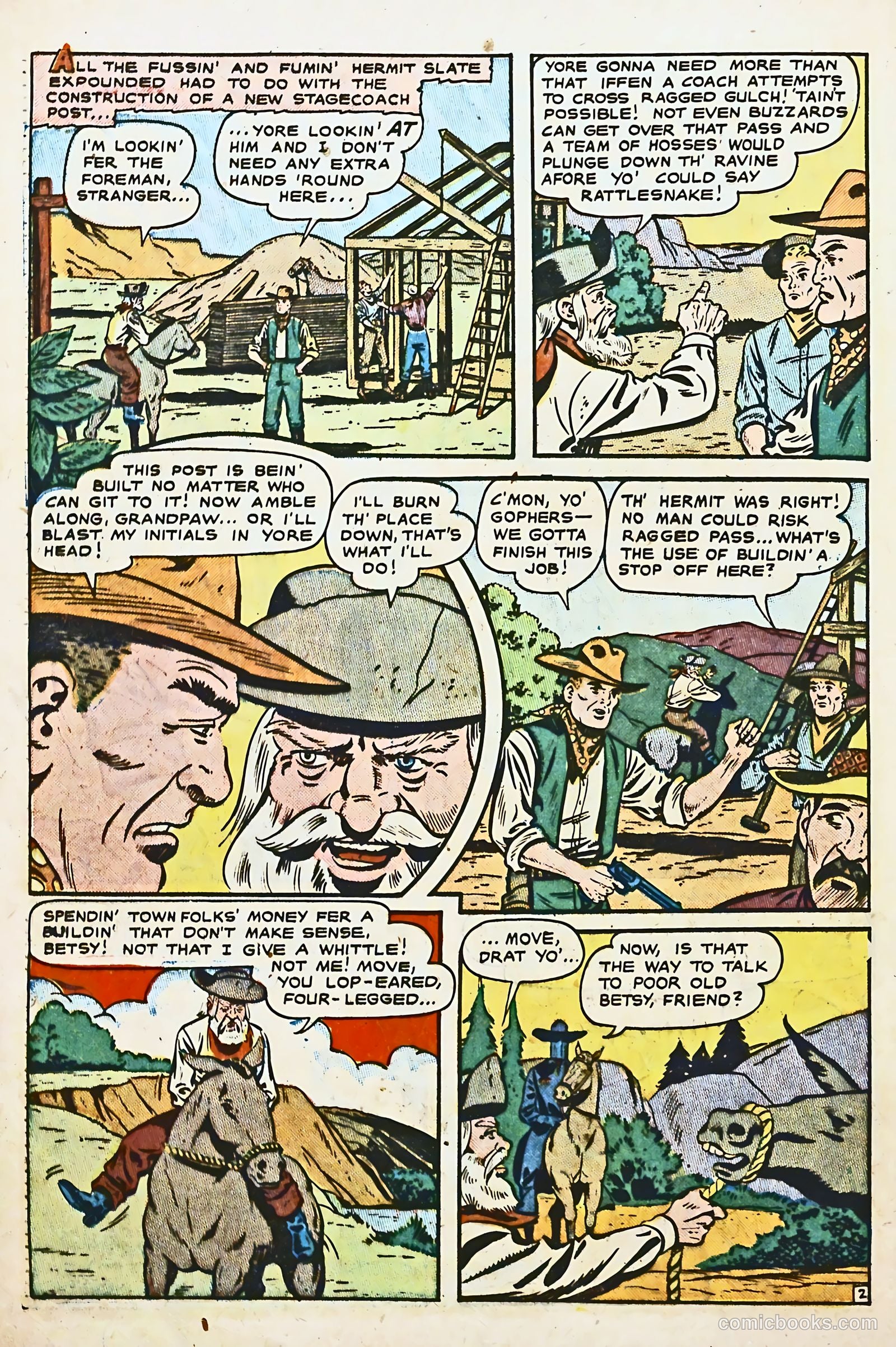 The Lone Rider #8 (1952) — page 20 of 36