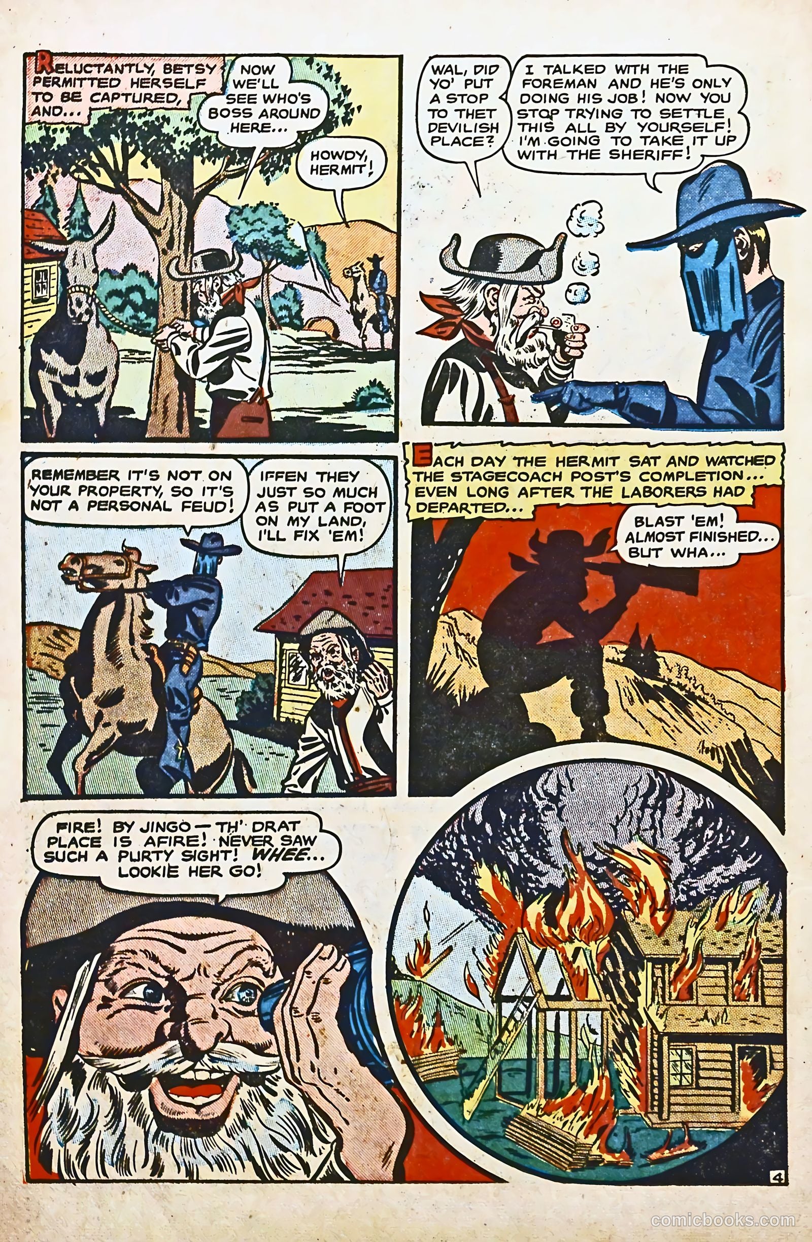 The Lone Rider #8 (1952) — page 22 of 36