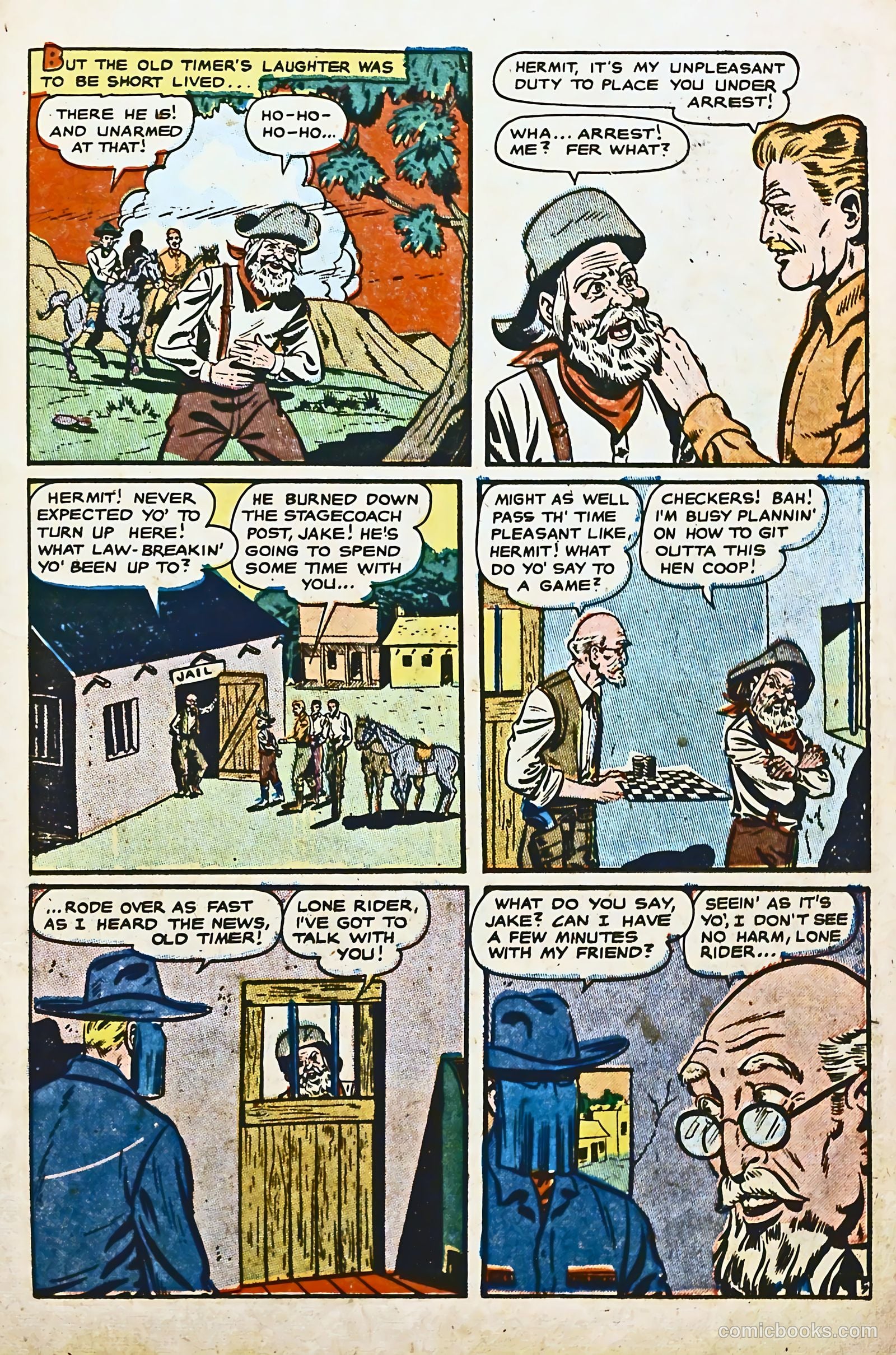 The Lone Rider #8 (1952) — page 23 of 36