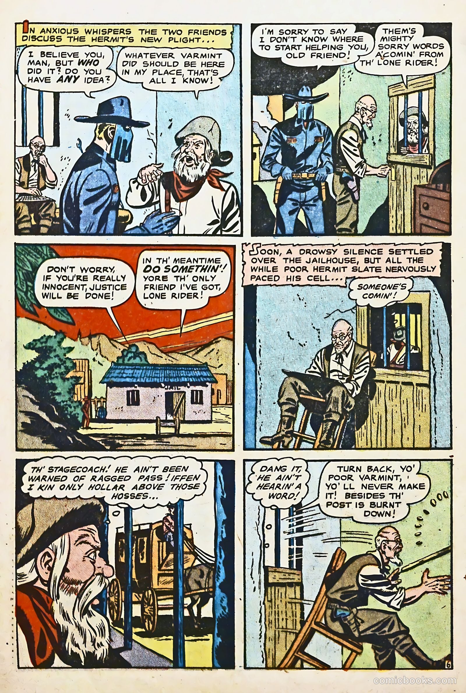 The Lone Rider #8 (1952) — page 24 of 36