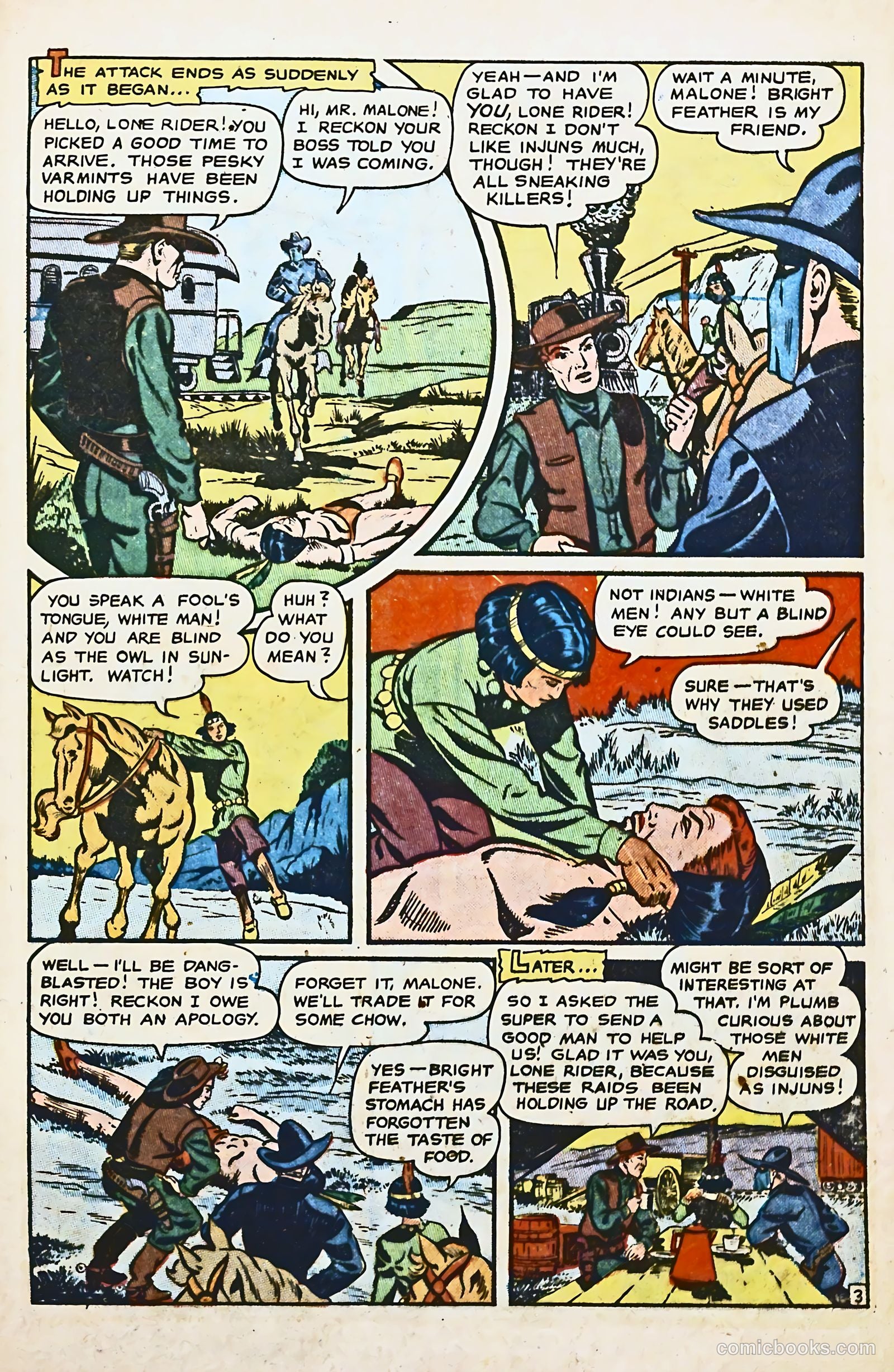 The Lone Rider #8 (1952) — page 29 of 36
