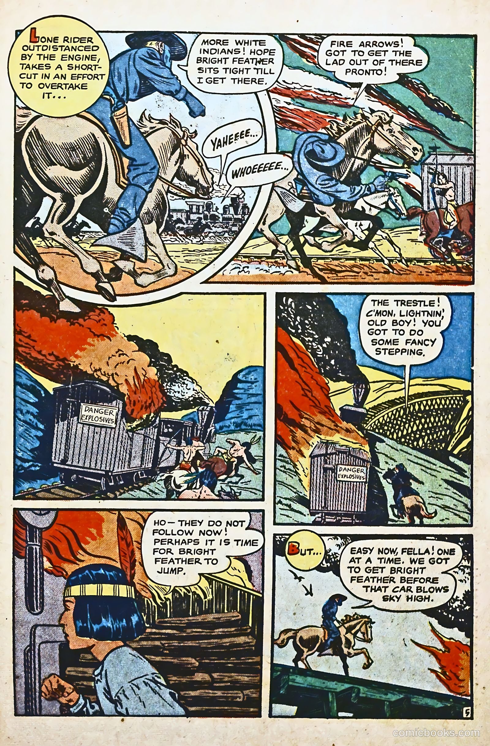 The Lone Rider #8 (1952) — page 31 of 36