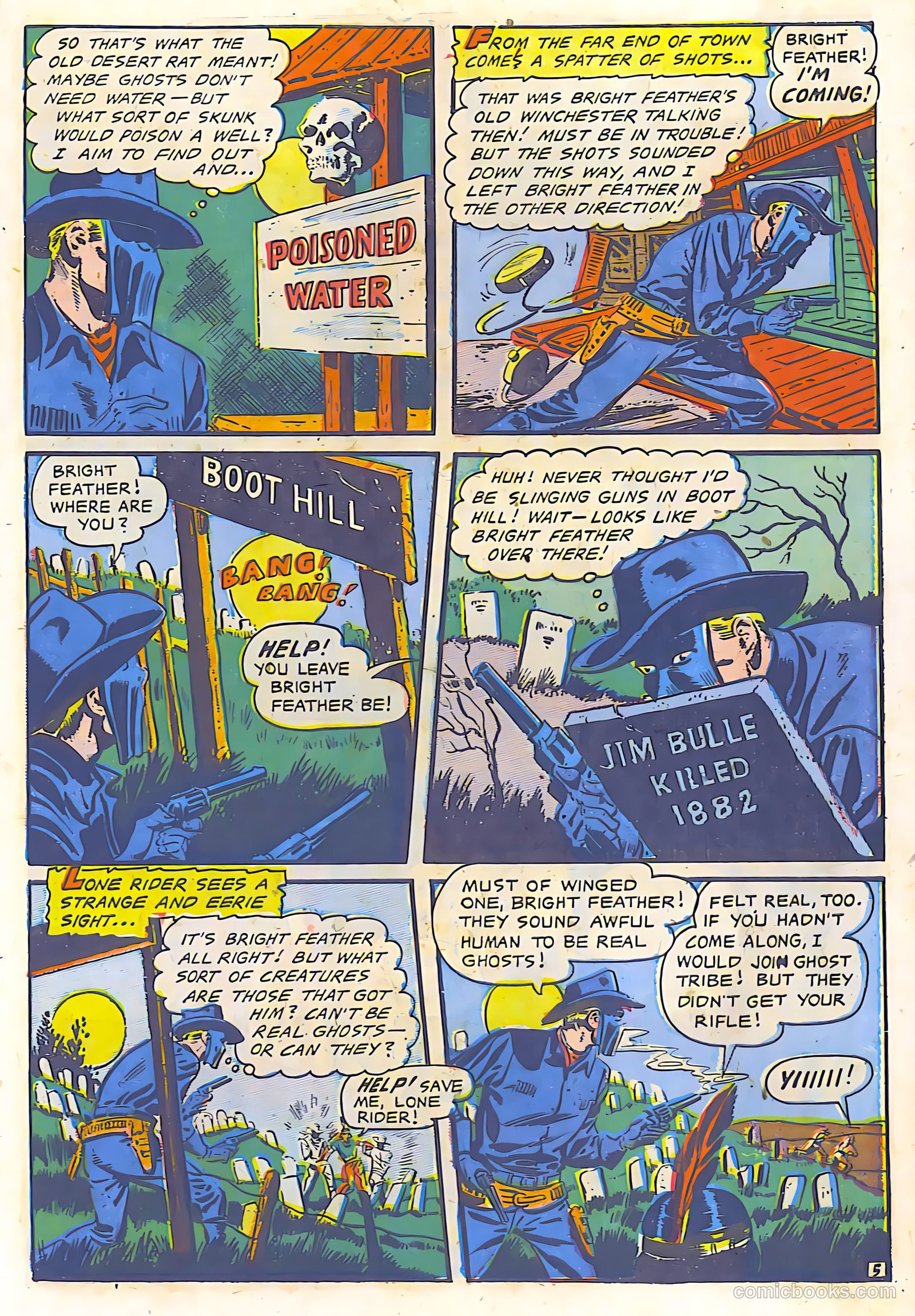 The Lone Rider #9 (1949) — page 6 of 29
