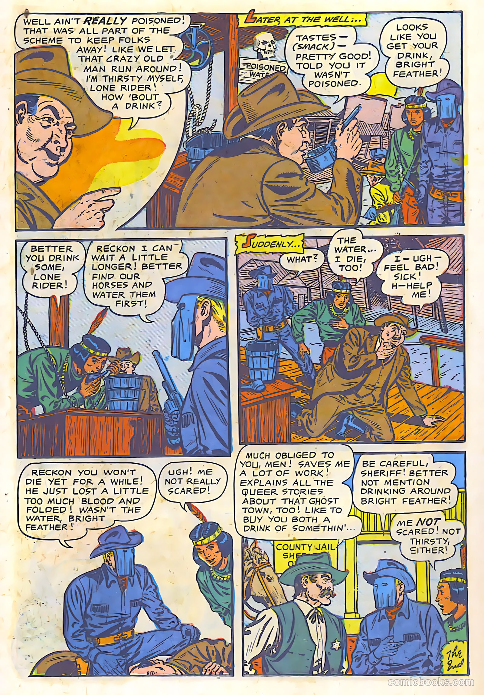The Lone Rider #9 (1949) — page 10 of 29
