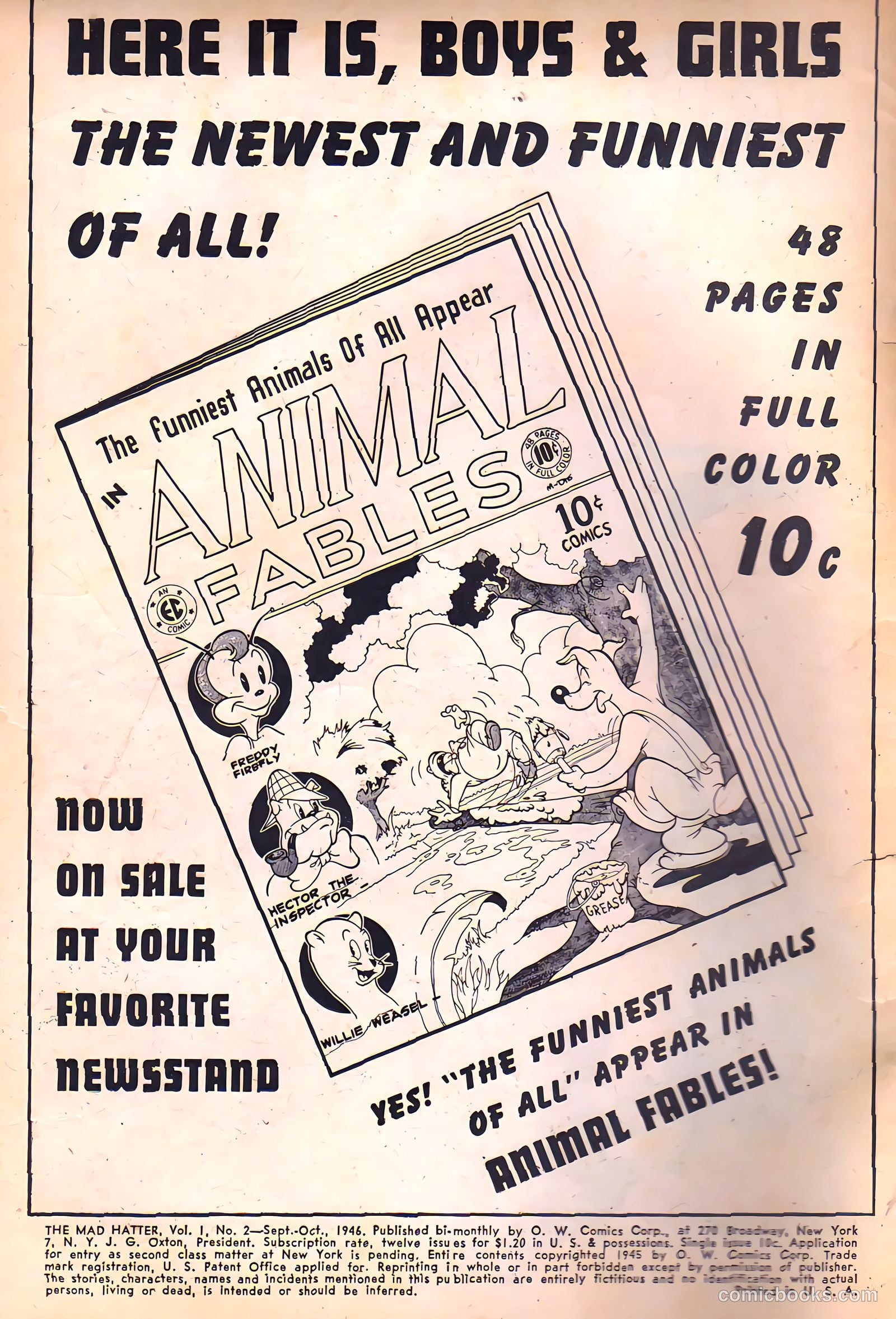 The Mad Hatter #2 (1946) — page 2 of 52