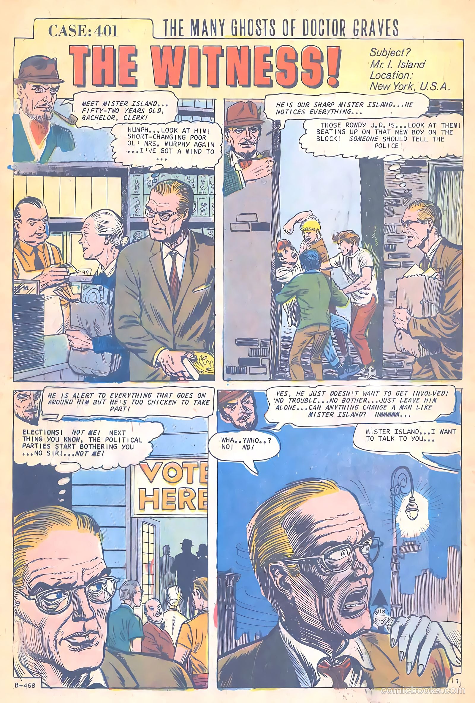 The Many Ghosts of Dr. Graves #1 (1967) — page 3 of 27