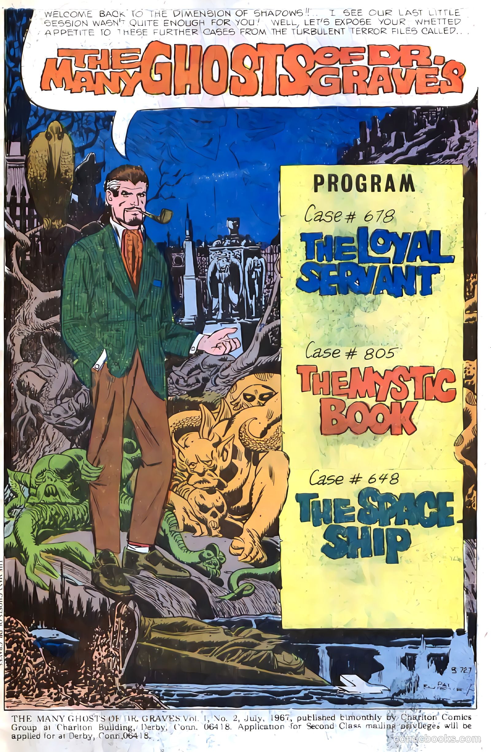 The Many Ghosts of Dr. Graves #2 (1967) — page 3 of 36