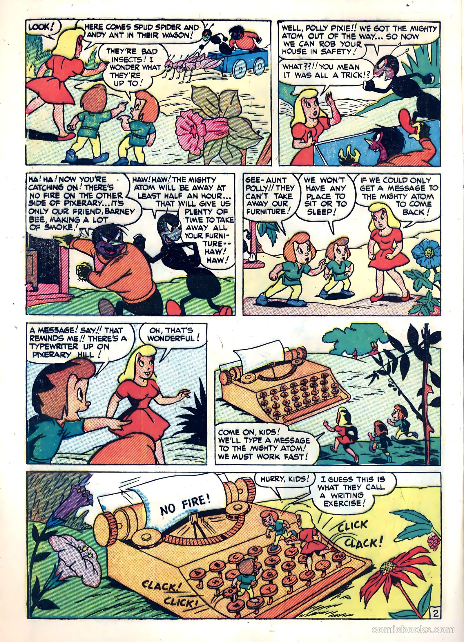The Mighty Atom and the Pixies #6 (1949) — page 4 of 36