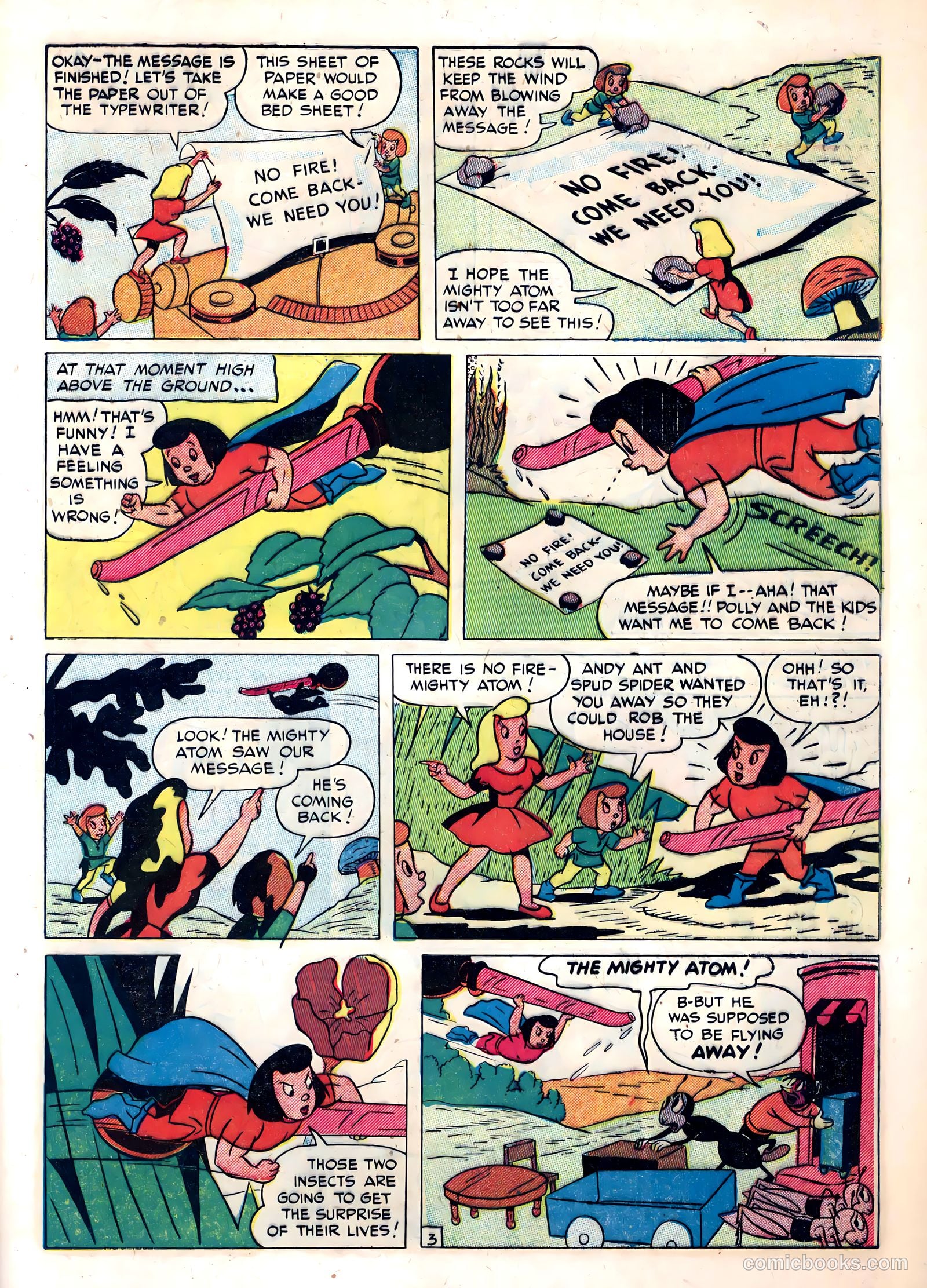 The Mighty Atom and the Pixies #6 (1949) — page 5 of 36
