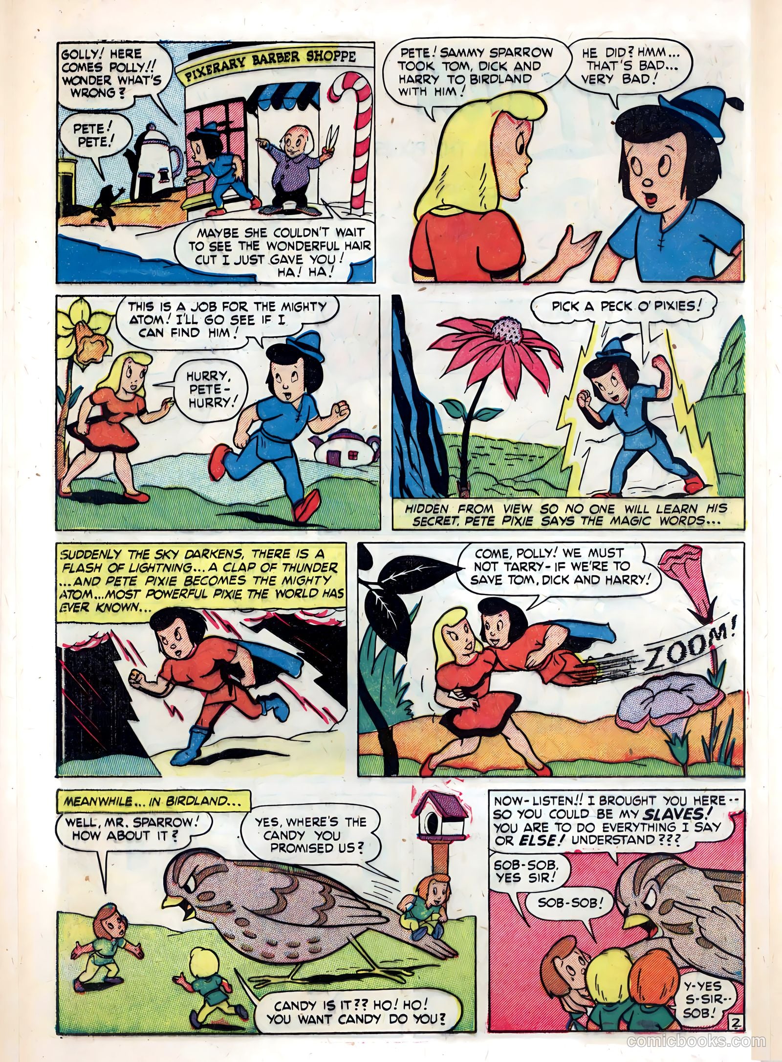 The Mighty Atom and the Pixies #6 (1949) — page 12 of 36