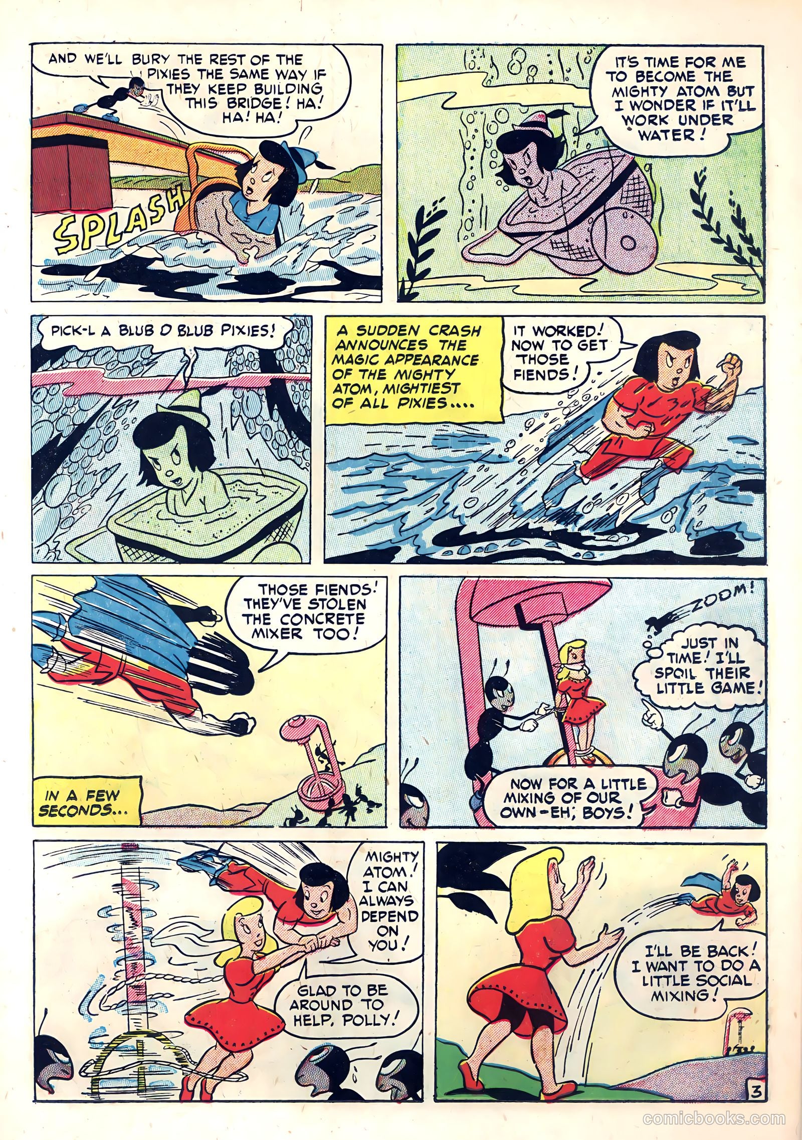 The Mighty Atom and the Pixies #6 (1949) — page 23 of 36