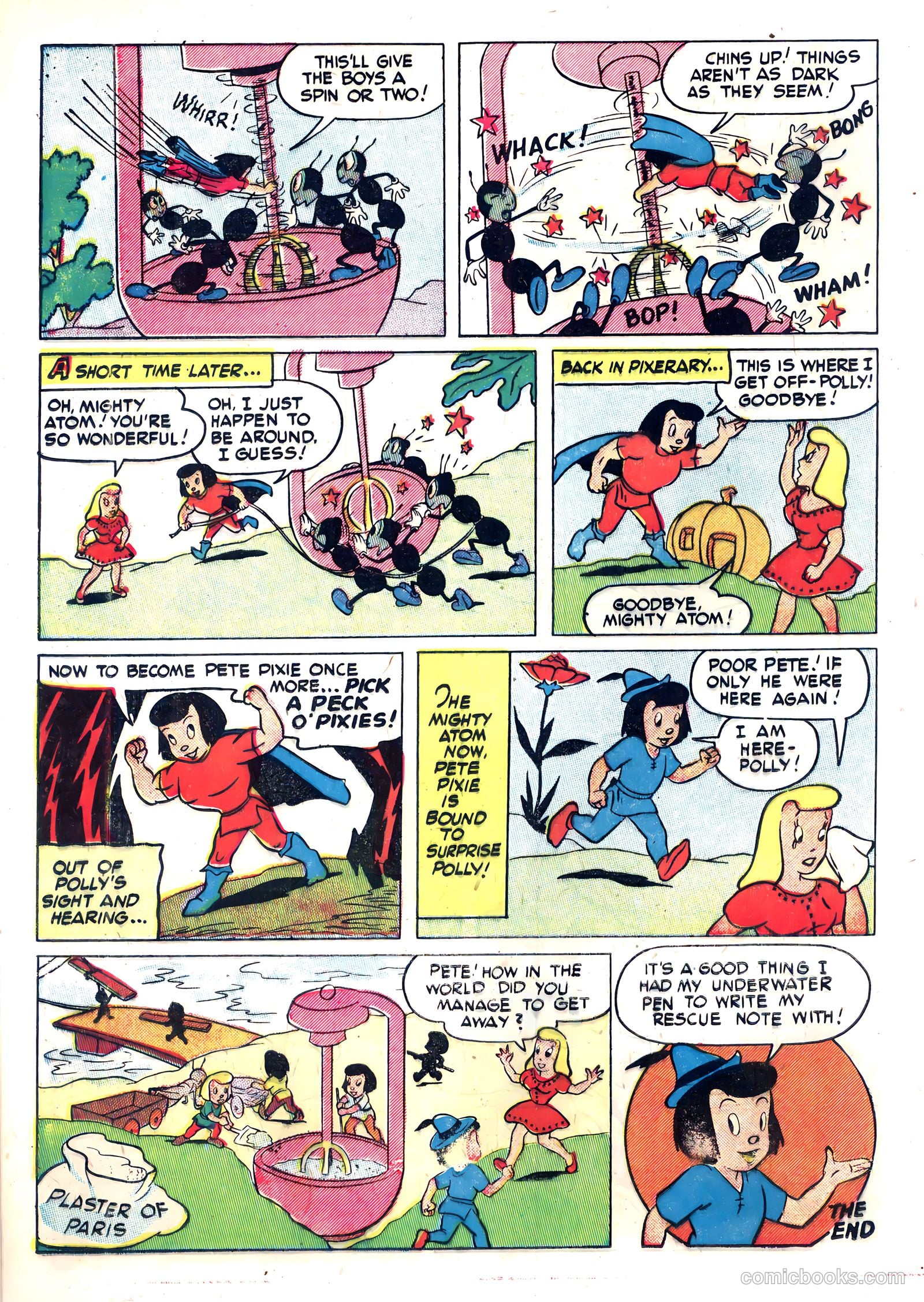 The Mighty Atom and the Pixies #6 (1949) — page 24 of 36