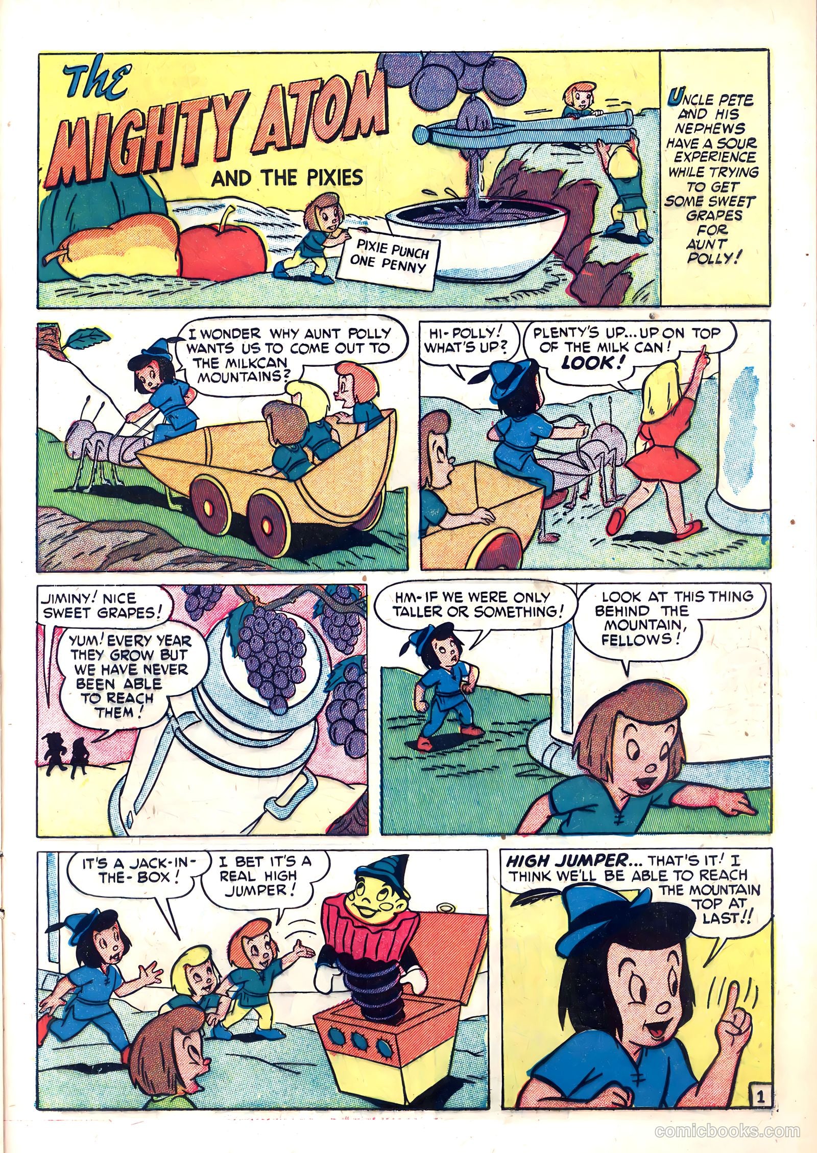 The Mighty Atom and the Pixies #6 (1949) — page 25 of 36