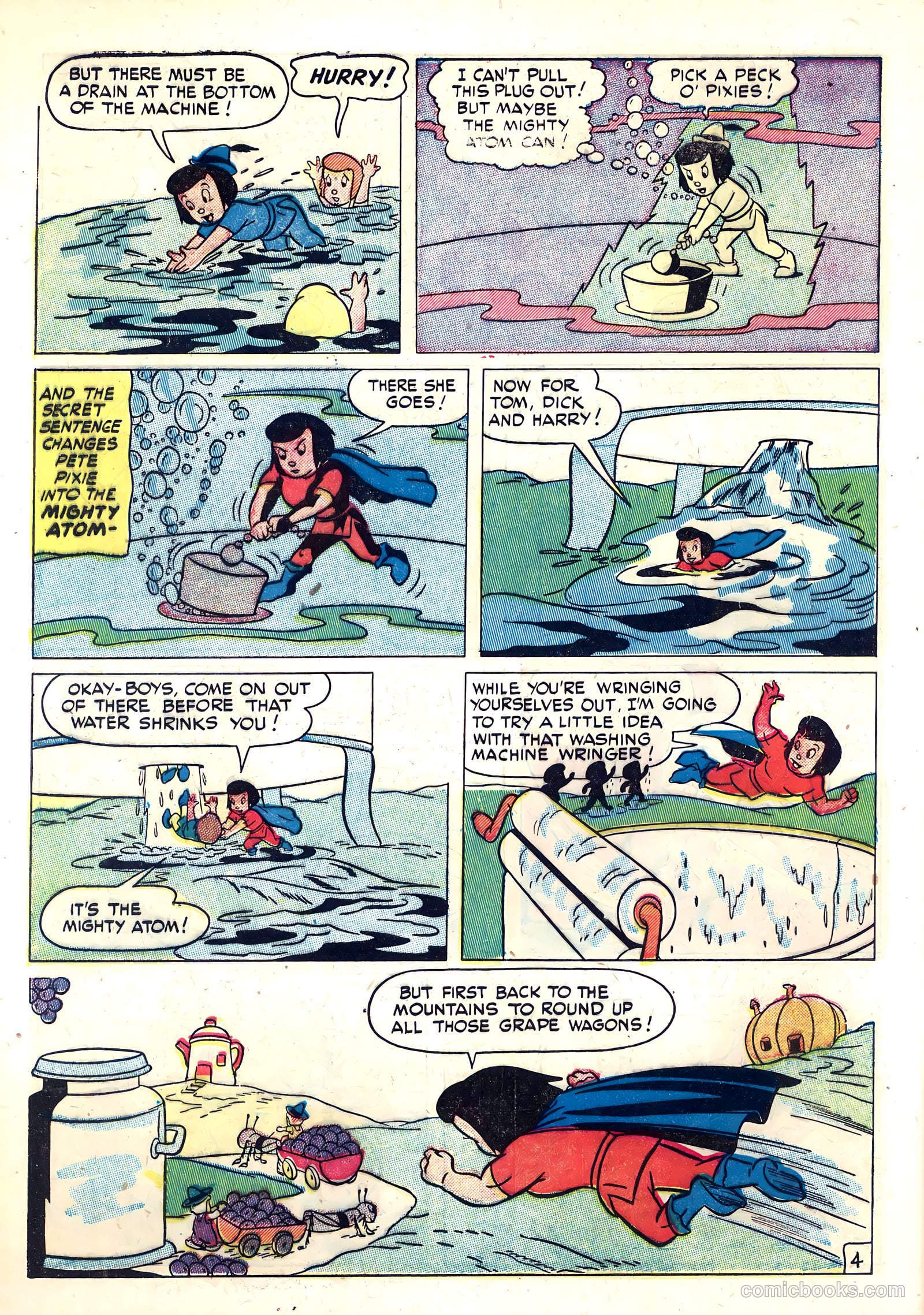 The Mighty Atom and the Pixies #6 (1949) — page 28 of 36
