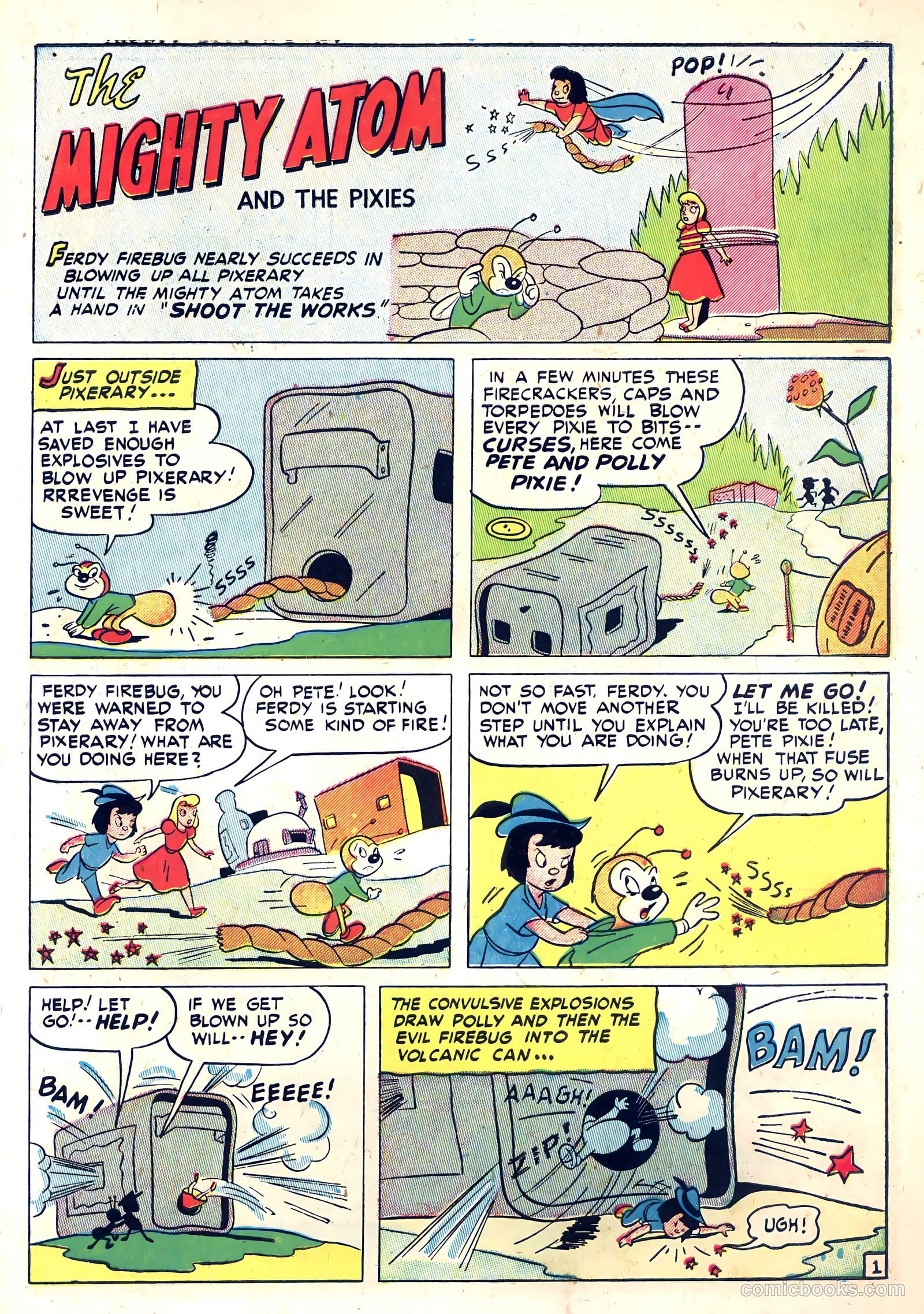 The Mighty Atom and the Pixies #6 (1949) — page 31 of 36
