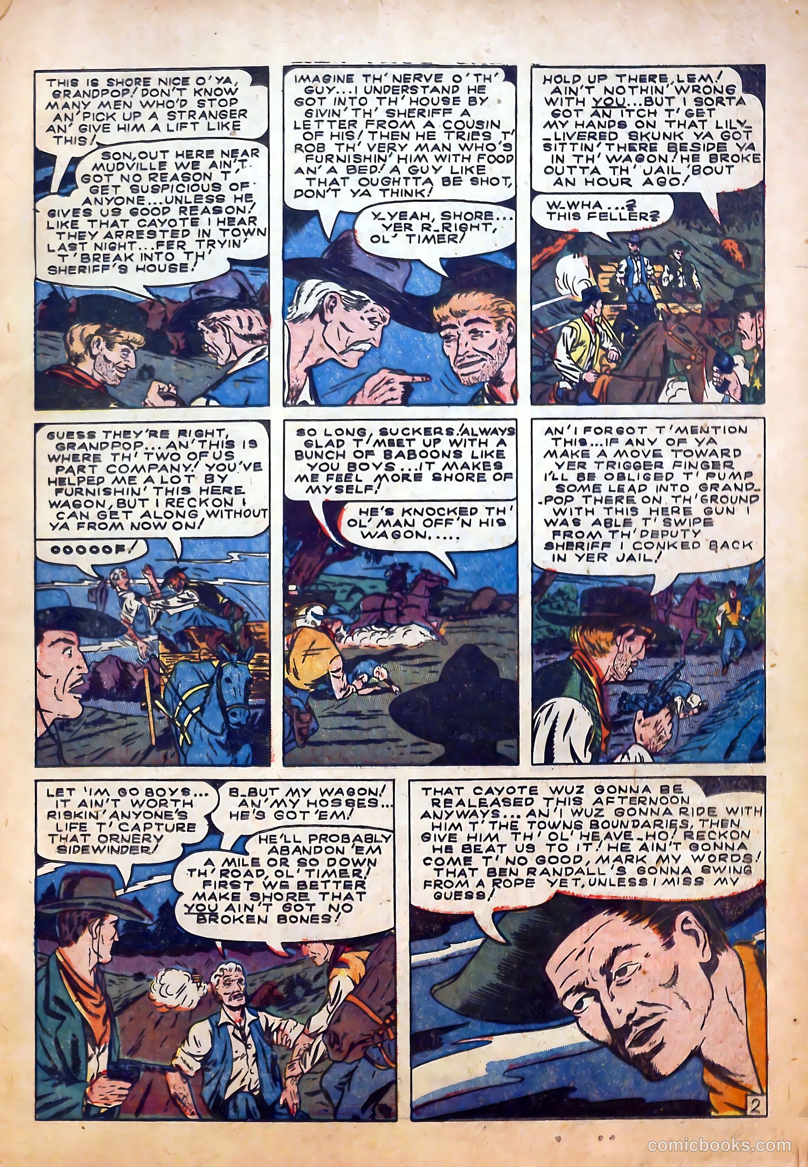 The Outlaws #10 (1952) — page 3 of 36