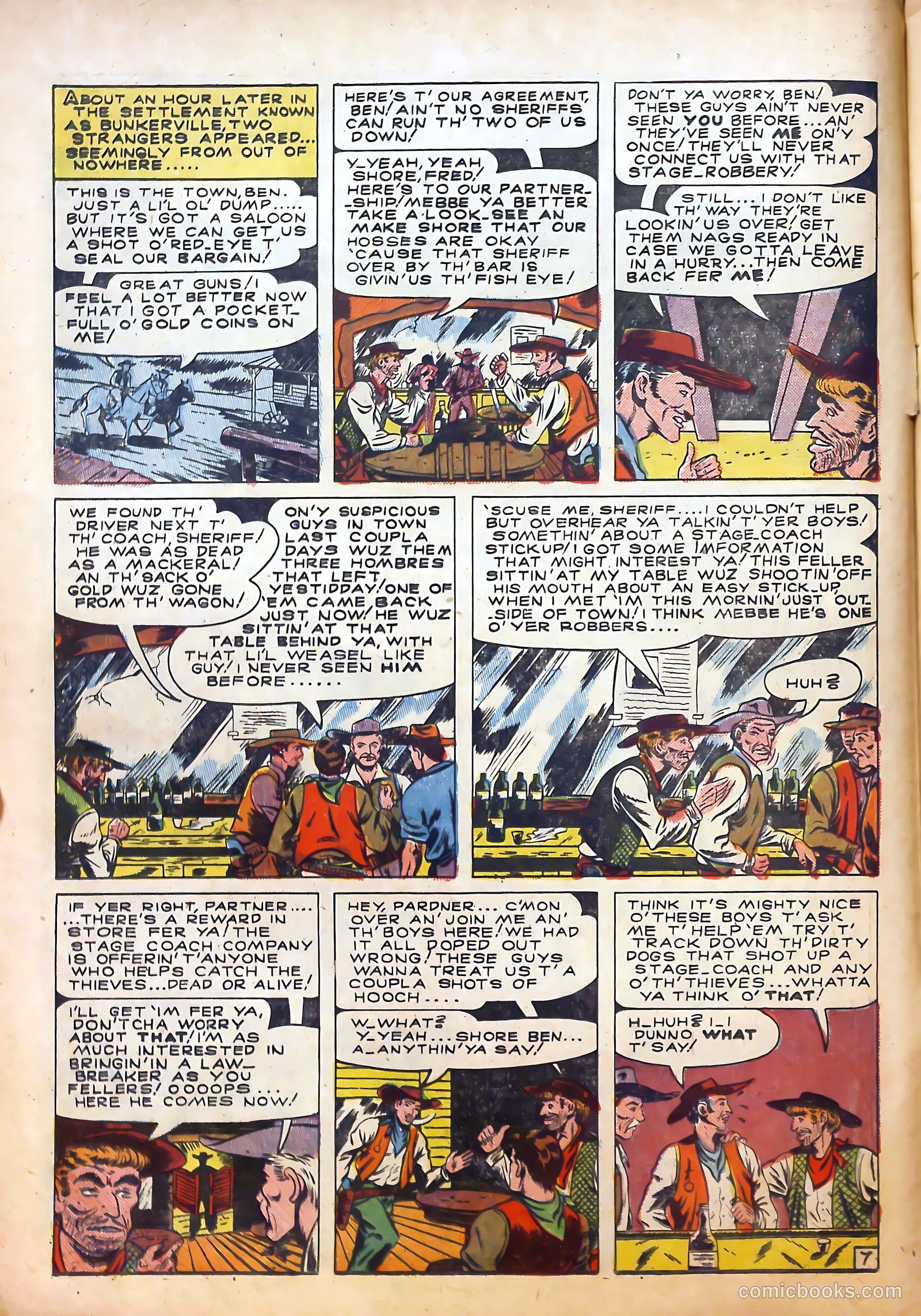 The Outlaws #10 (1952) — page 8 of 36