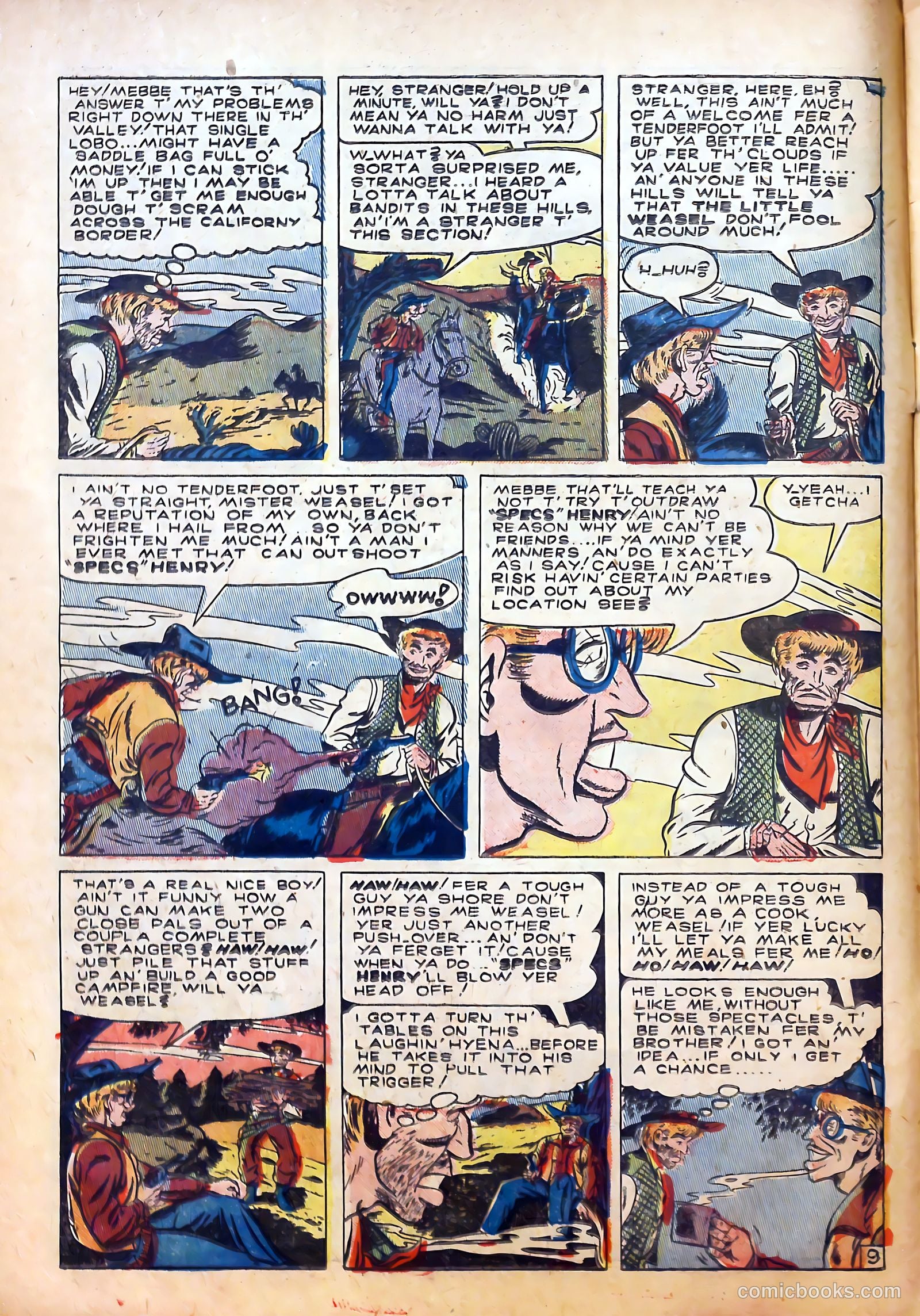The Outlaws #10 (1952) — page 10 of 36