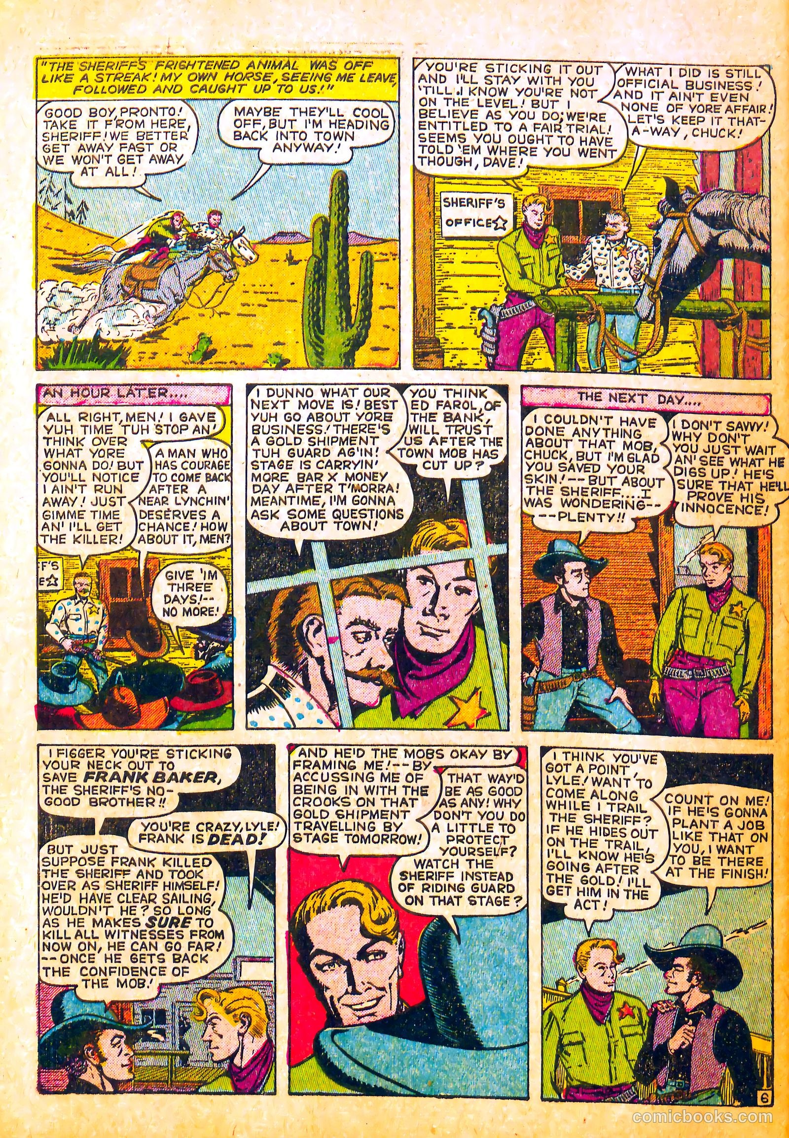 The Outlaws #11 (1953) — page 30 of 36