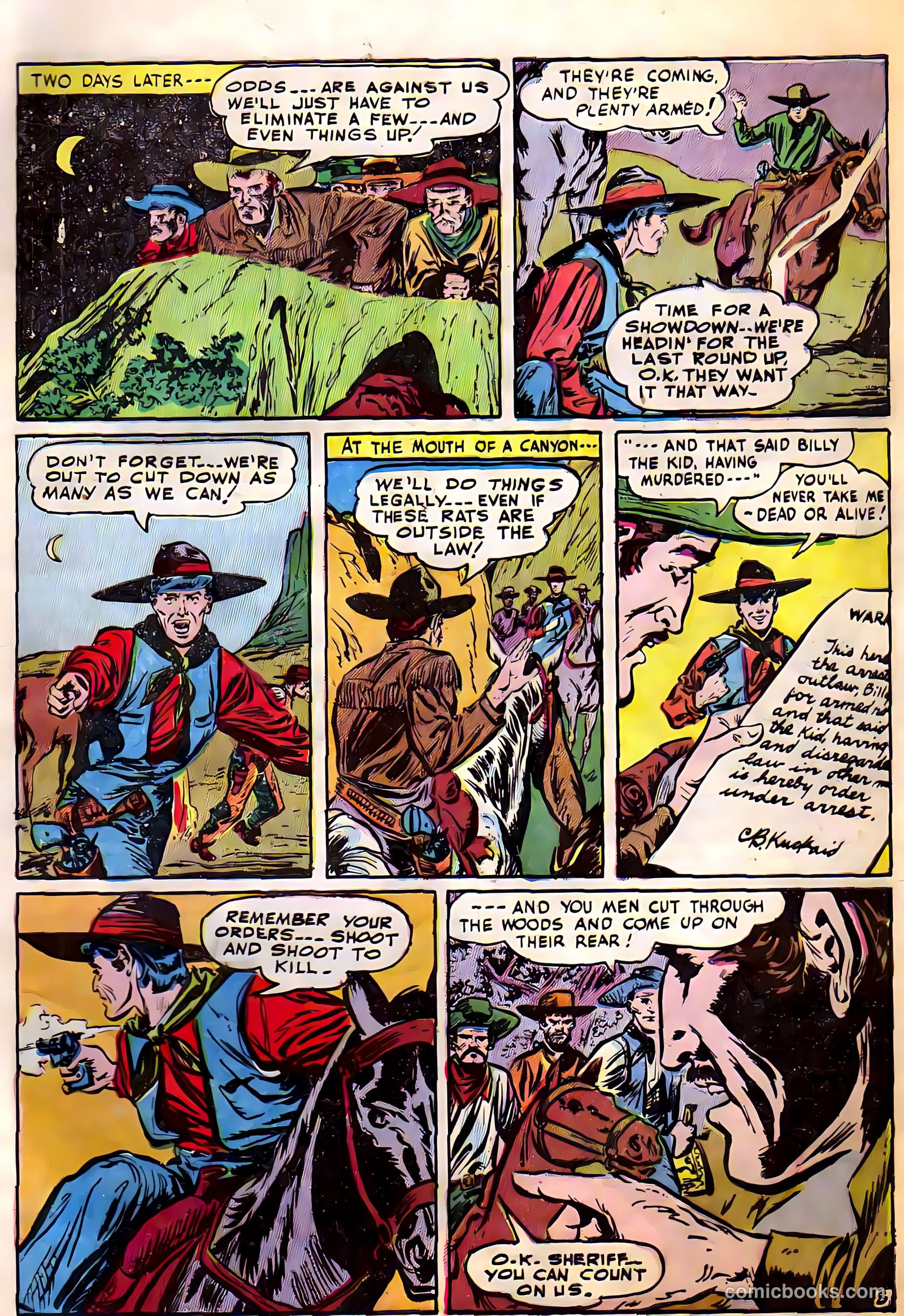 The Outlaws #12 (1953) — page 9 of 31
