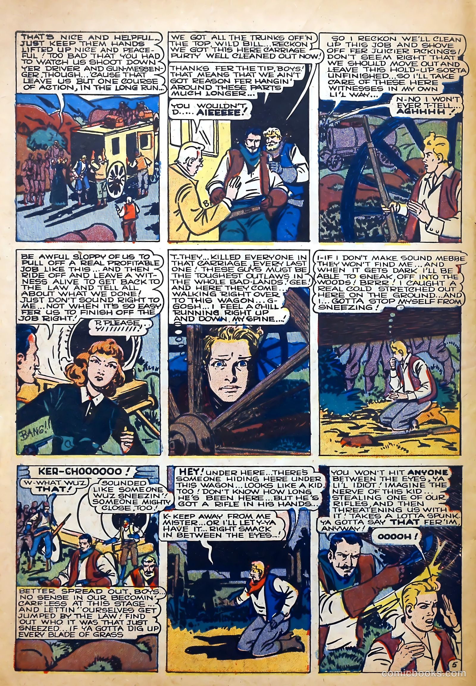 The Outlaws #13 (1953) — page 6 of 36