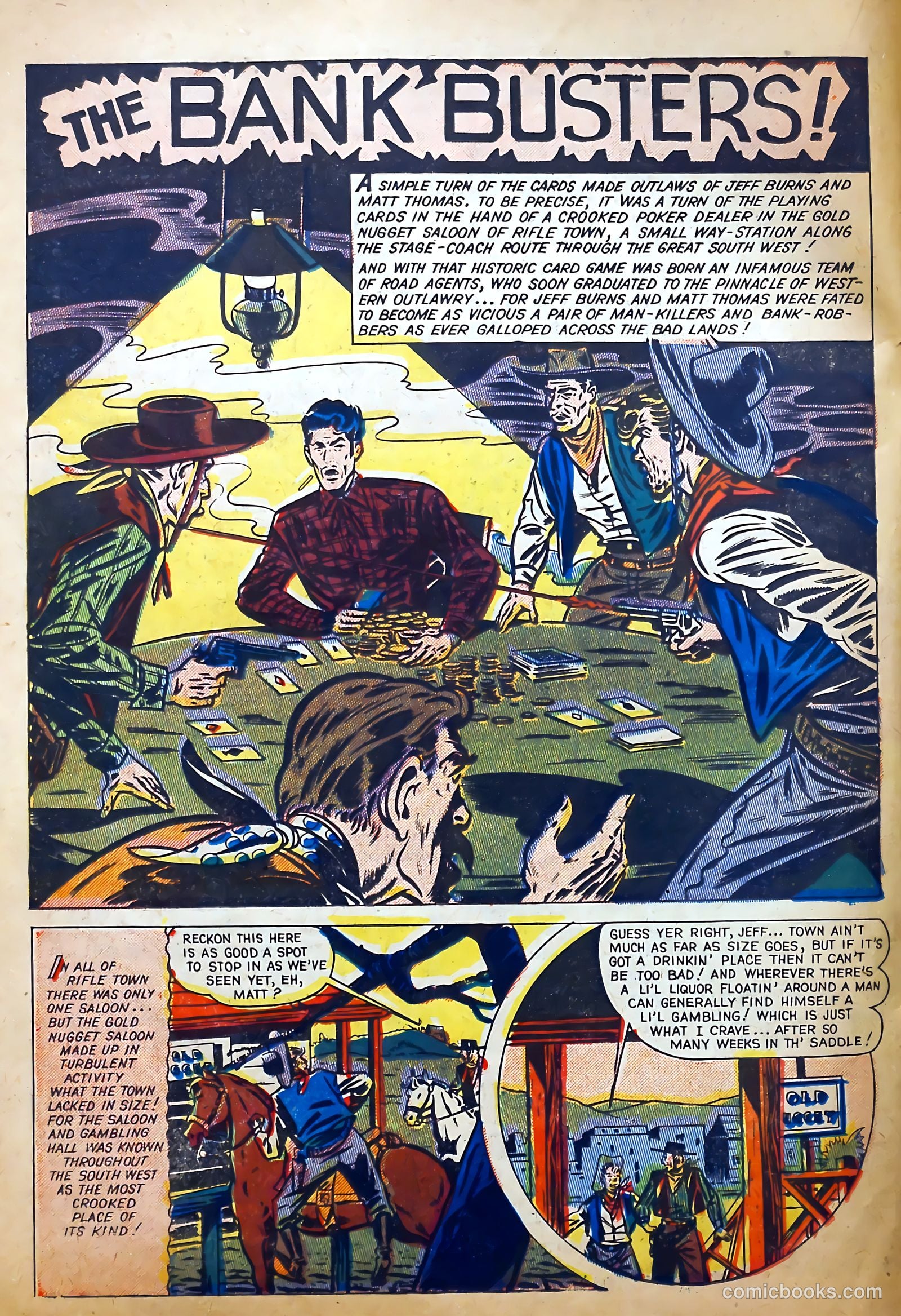 The Outlaws #13 (1953) — page 22 of 36