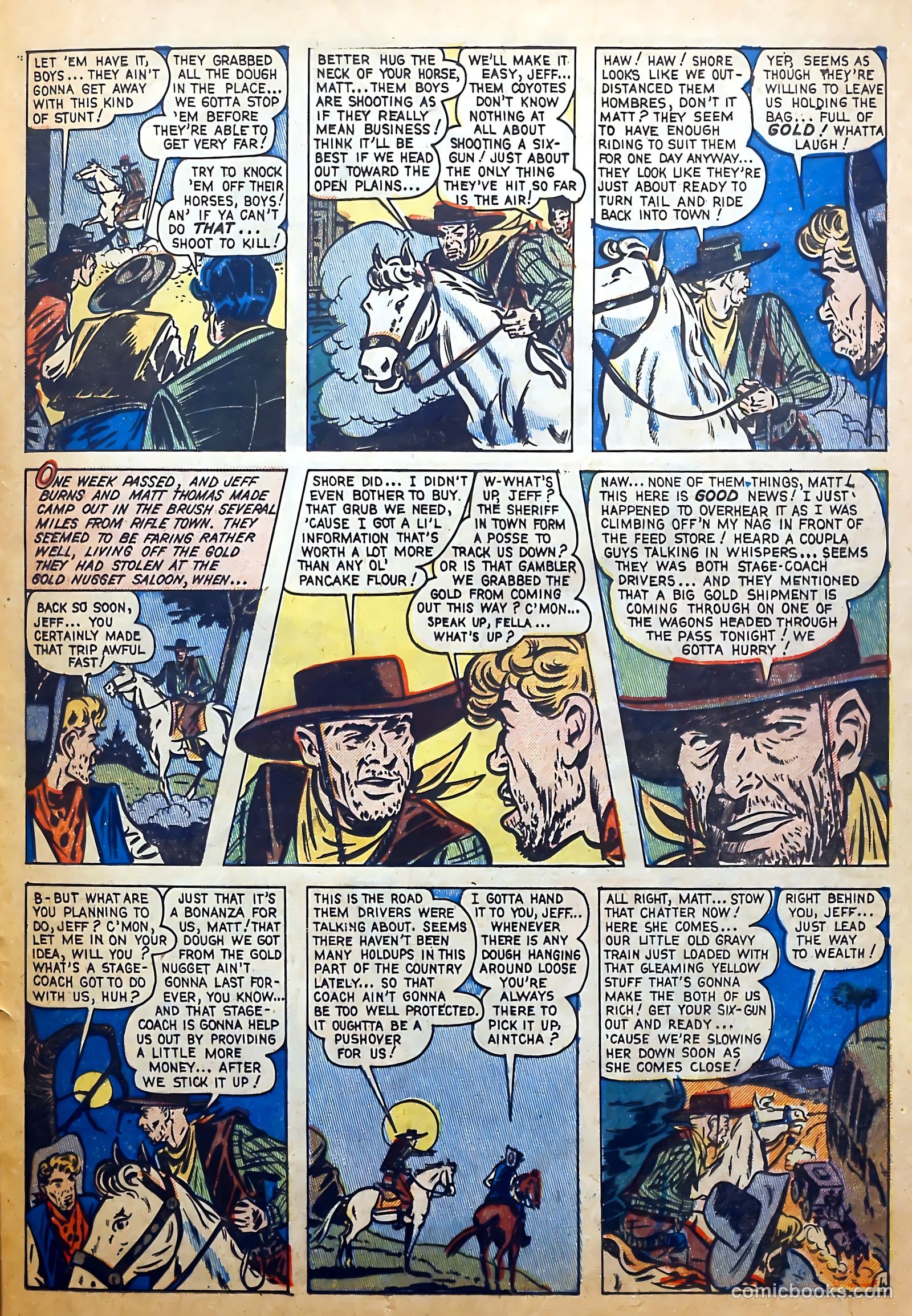 The Outlaws #13 (1953) — page 25 of 36