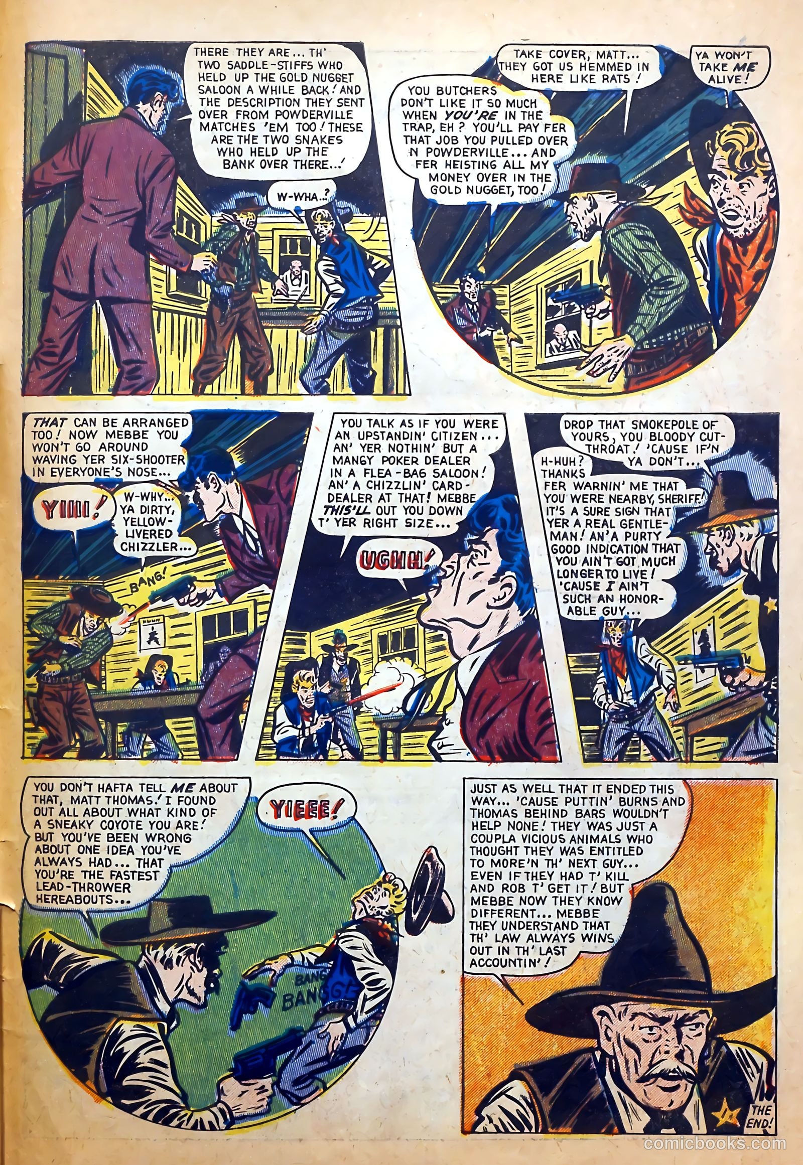 The Outlaws #13 (1953) — page 31 of 36