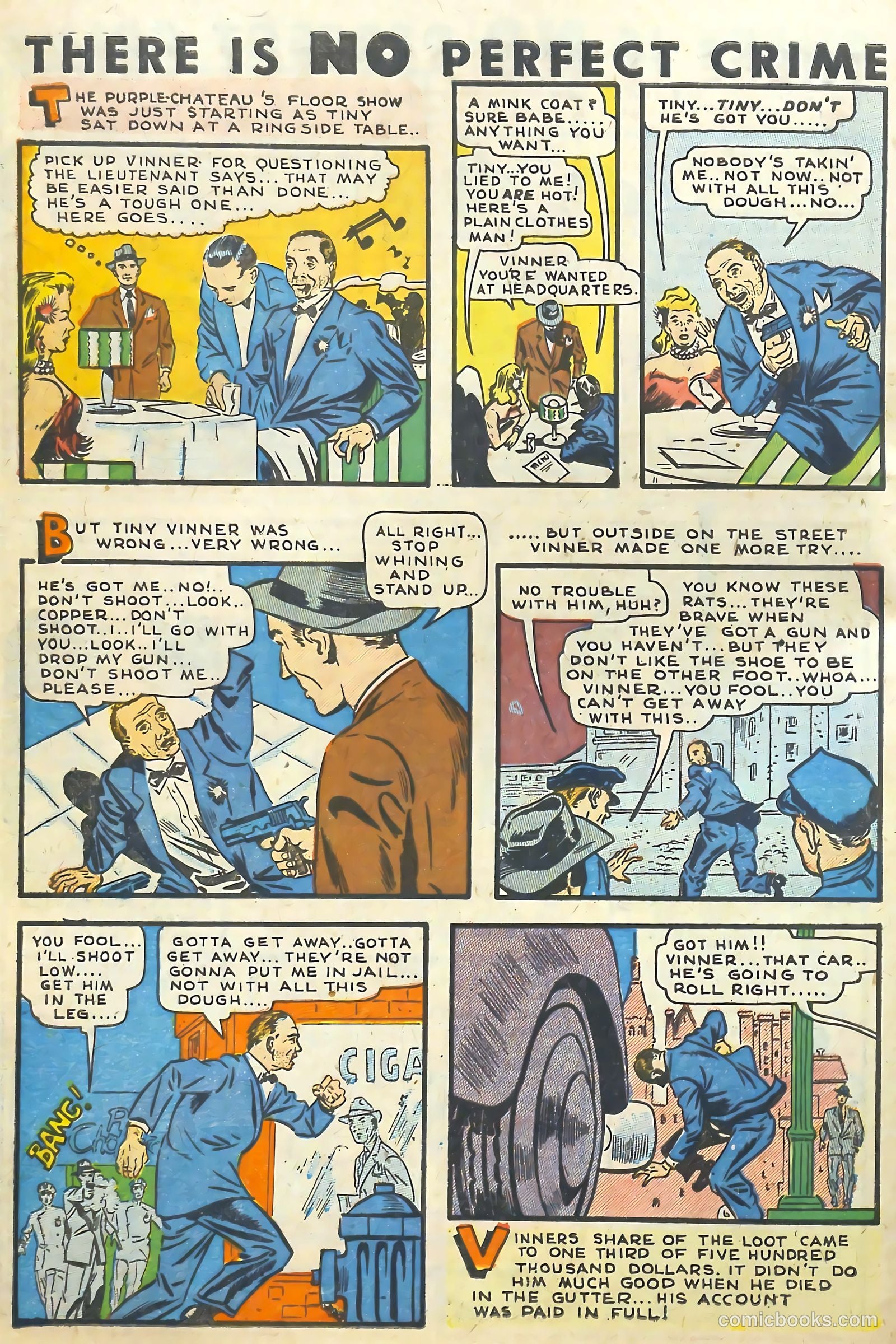 The Perfect Crime #1 (1951) — page 6 of 52
