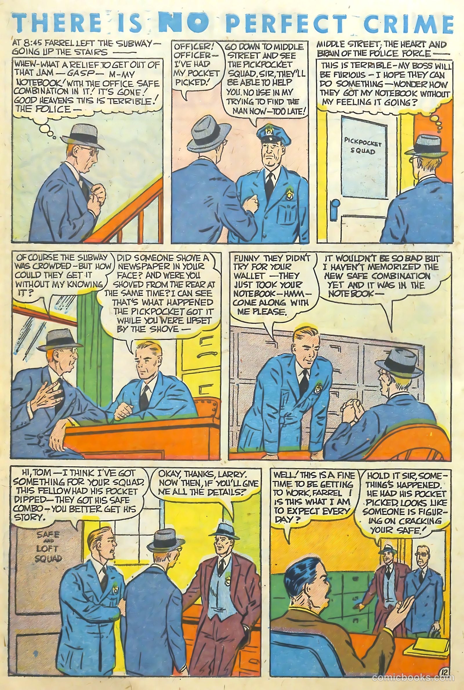 The Perfect Crime #1 (1951) — page 12 of 52