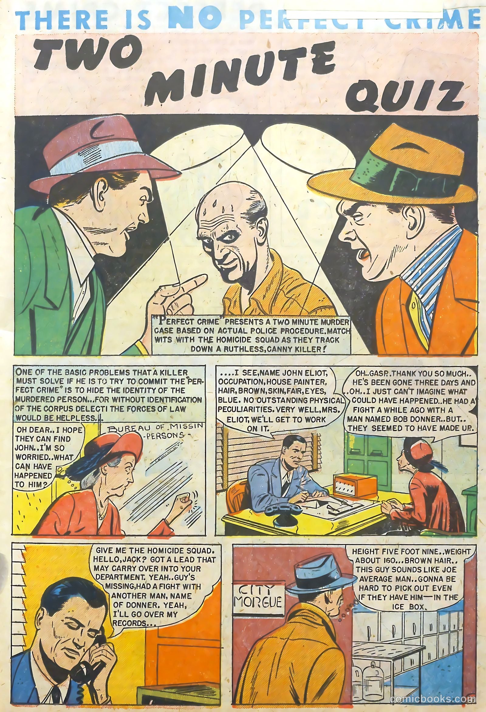 The Perfect Crime #1 (1951) — page 29 of 52